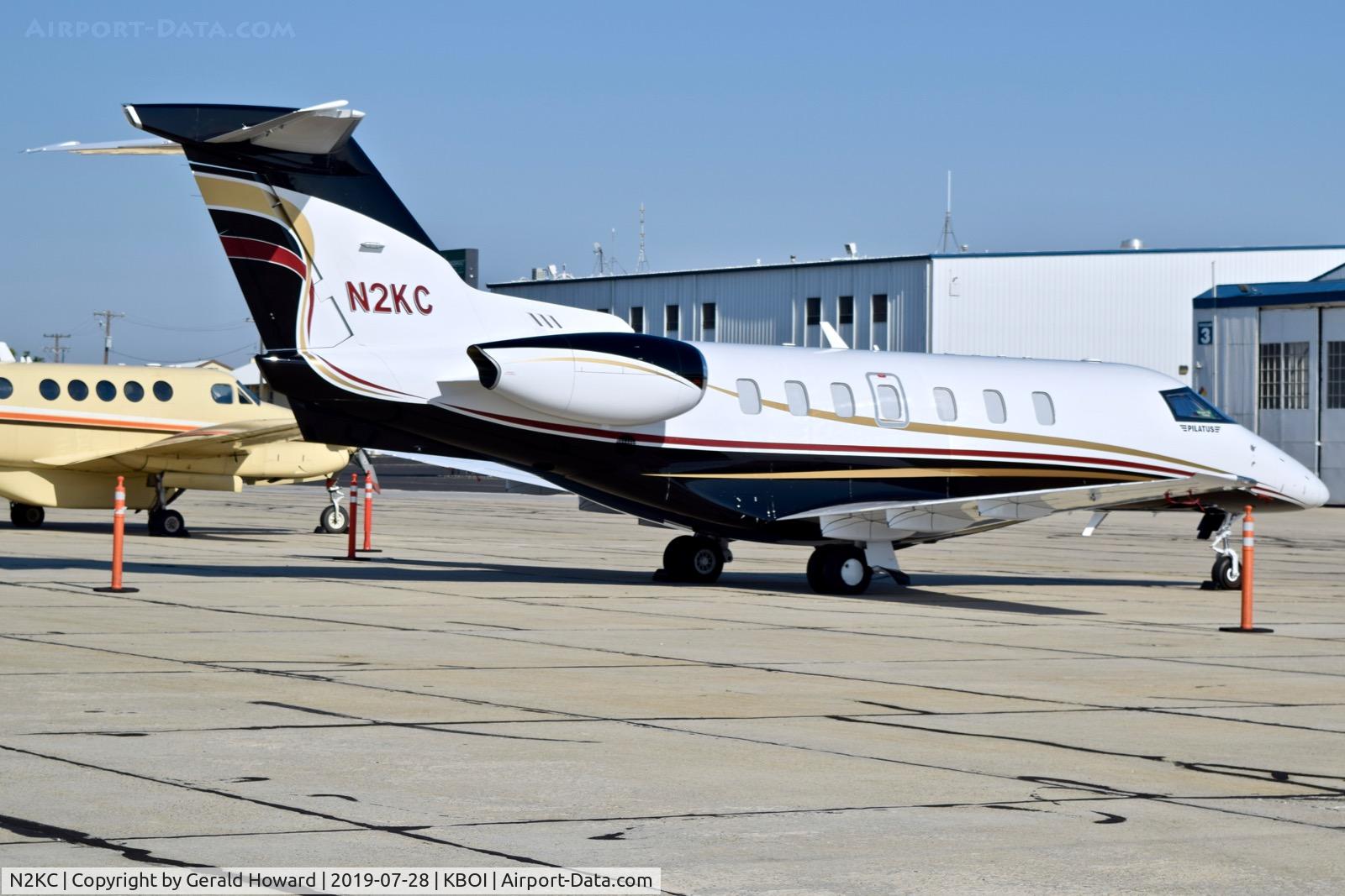 N2KC, 2018 Pilatus PC-24 C/N 122, Parked on the south GA ramp.