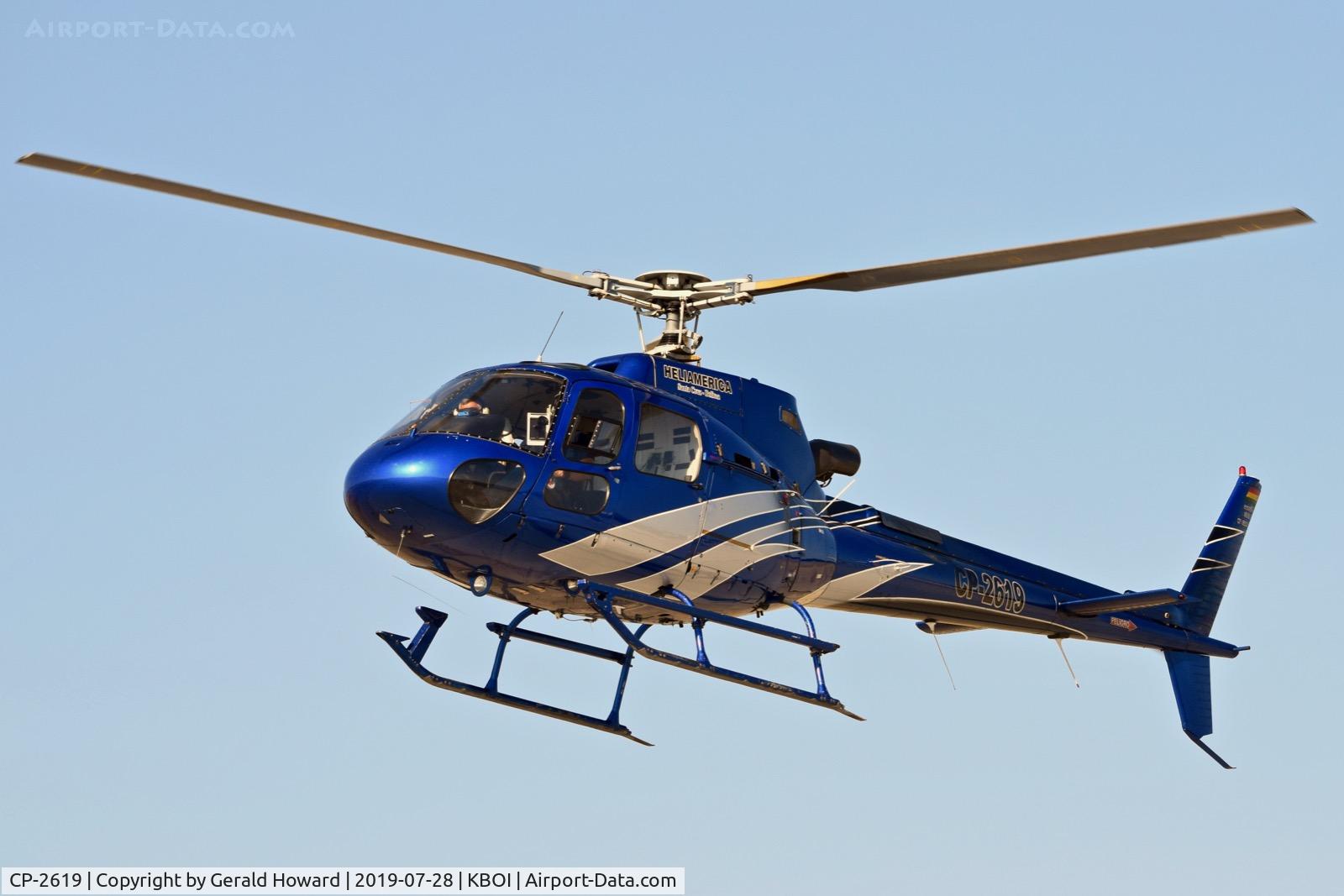 CP-2619, 2007 Eurocopter AS-350B-3 Ecureuil Ecureuil C/N 4344, Flying into BOI.