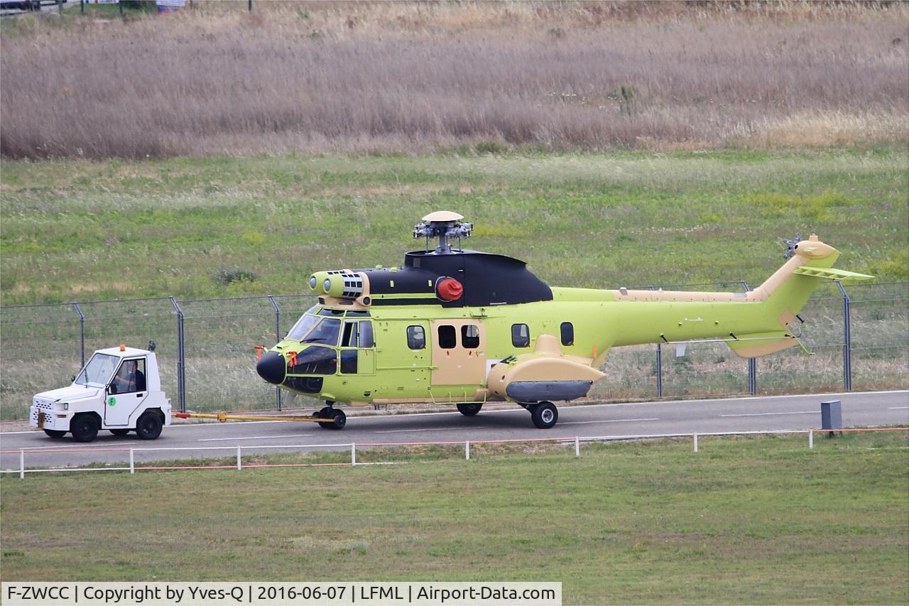 F-ZWCC, 2016 Airbus Helicopters H215 Super Puma C/N 3008, Airbus Helicopters H215, Marseille-Provence Airport (LFML-MRS)