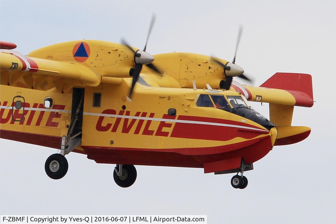 F-ZBMF, Canadair CL-215-6B11 CL-415 C/N 2045, Canadair CL-415, Short approach Rwy 31R, Marseille-Provence Airport (LFML-MRS)