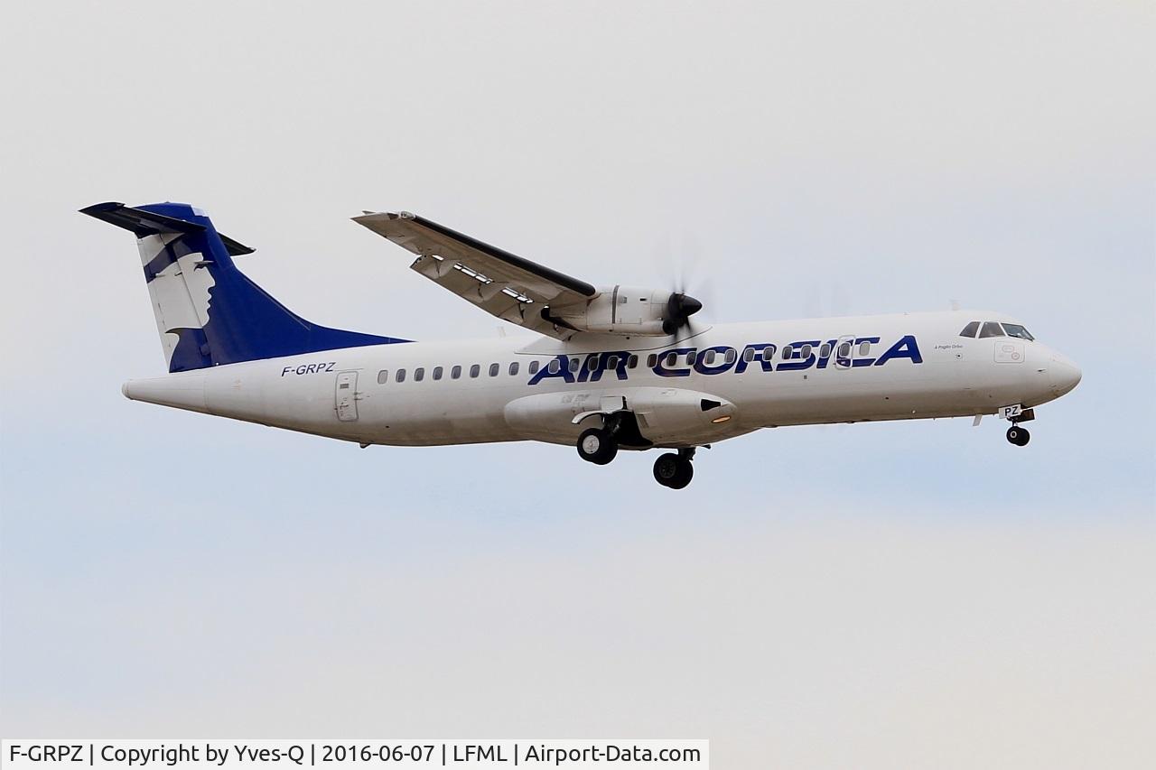 F-GRPZ, 2007 ATR 72-212A C/N 745, ATR 72-212A, Short approach rwy 31R, Marseille-Provence Airport (LFML-MRS)