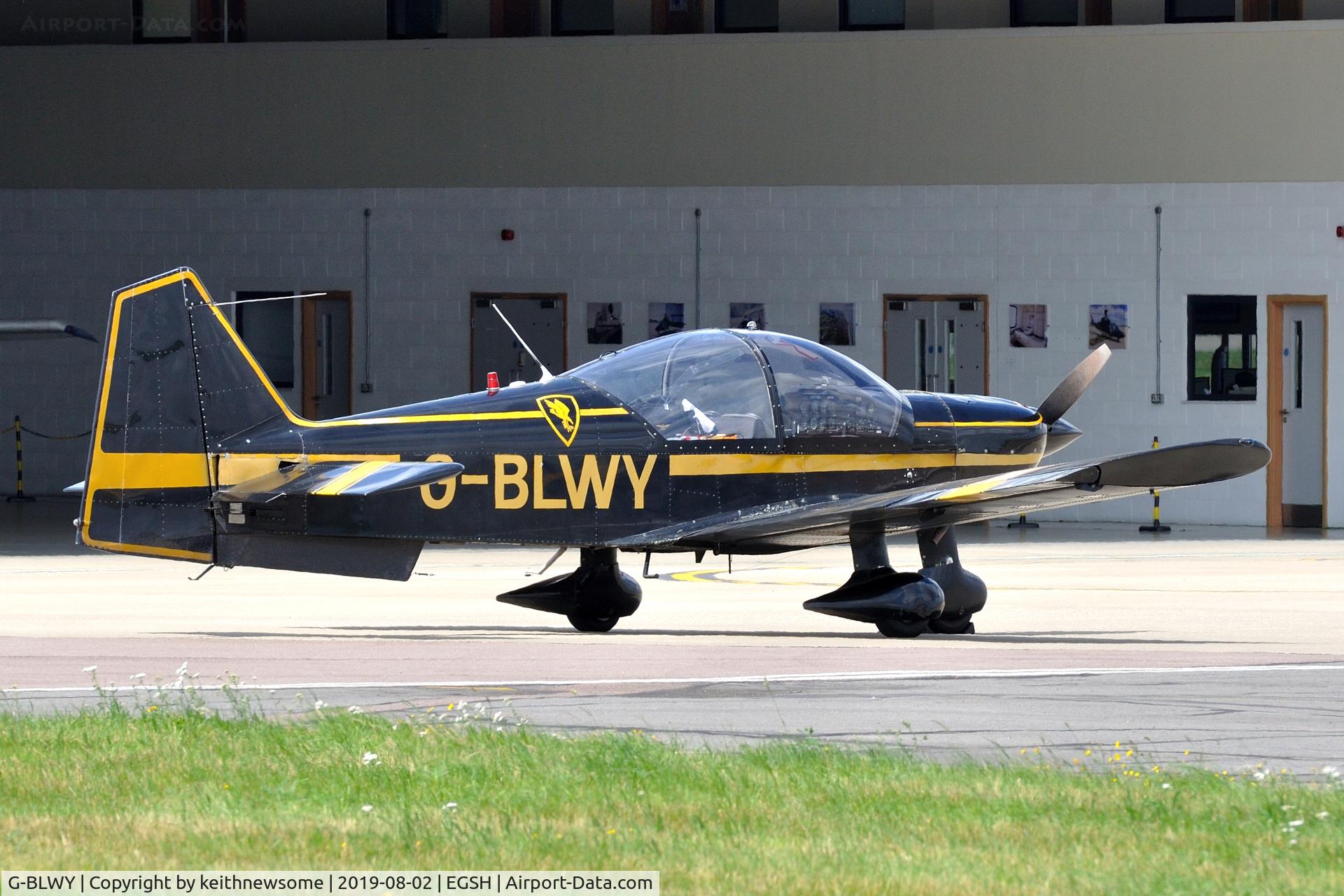 G-BLWY, 1980 Robin R-2160D Acrobin Alpha Sport C/N 176, Nice visitor from Coventry.