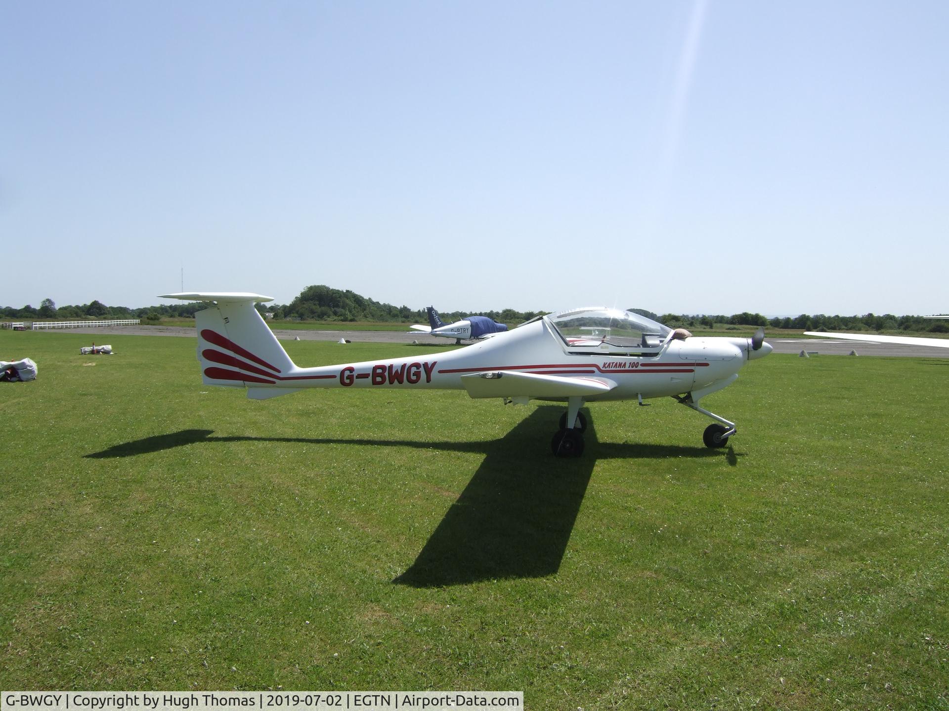 G-BWGY, 1995 HOAC DV-20 Katana C/N 20134, Diamond Katana at Enstone - July 2019