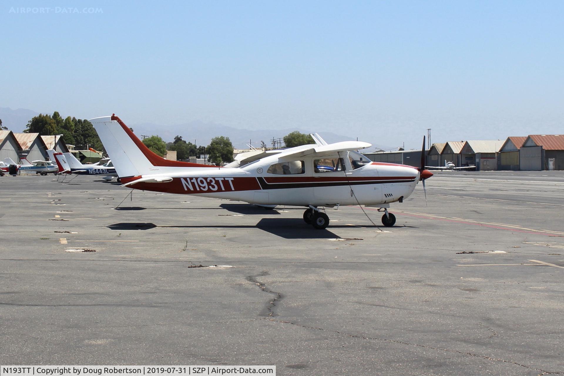 N193TT, 1976 Cessna T210M Turbo Centurion C/N 21061601, 1976 Cessna T210M Turbo CENTURION, Continental TSIO-520 285 Hp, on Transient Ramp