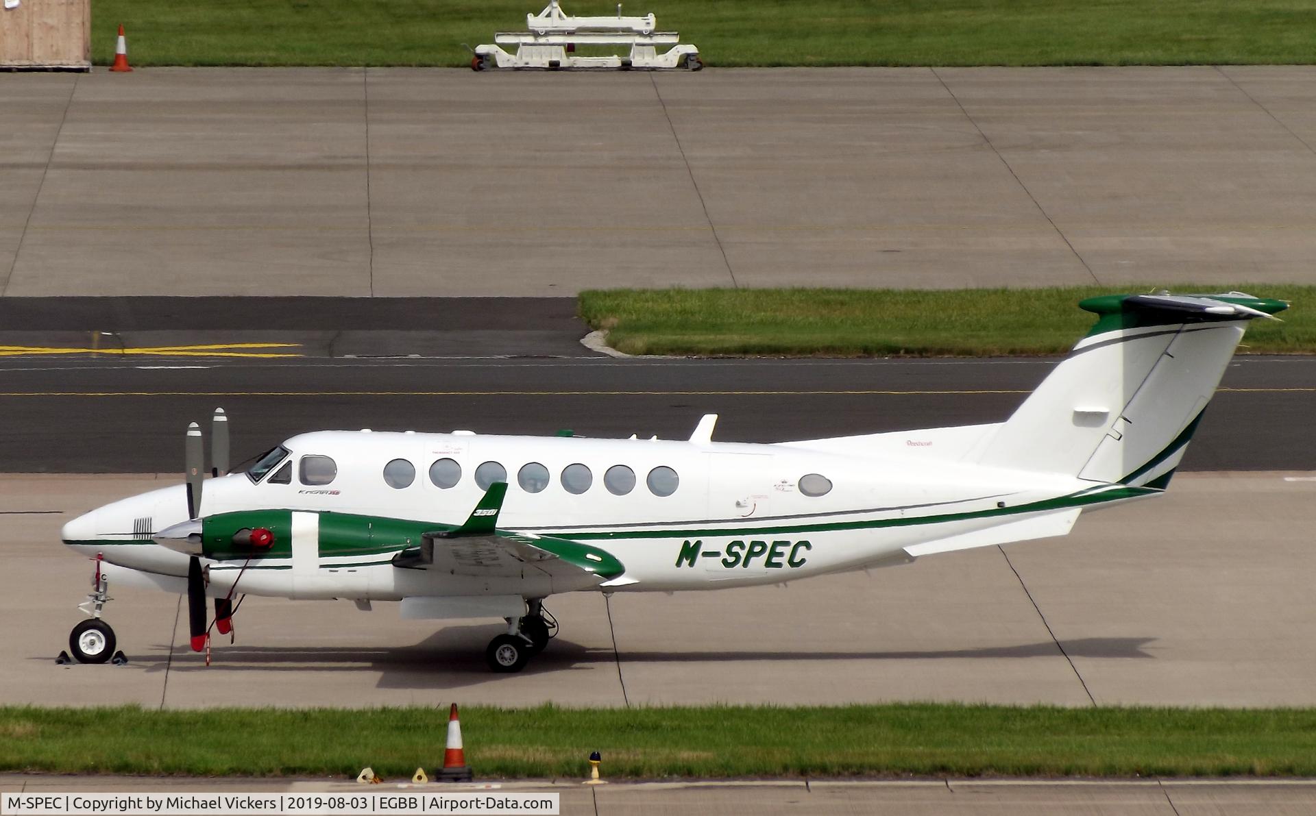 M-SPEC, 2014 Beech Super King Air 350i C/N FL-970, Parked on the XLR Apron