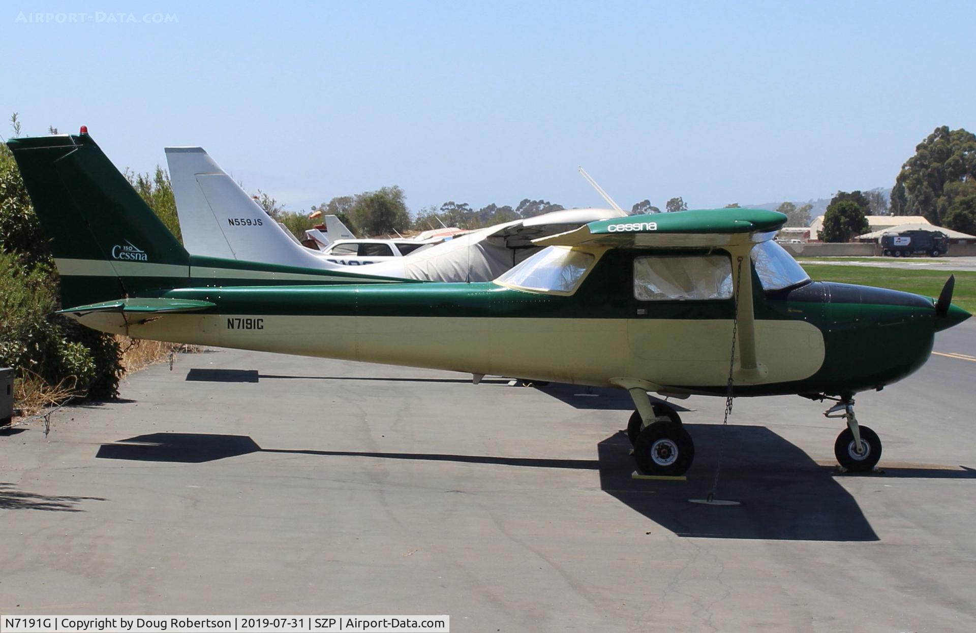 N7191G, 1973 Cessna 150L C/N 15074621, 1973 Cessna 150L, Continental O-200 100 Hp