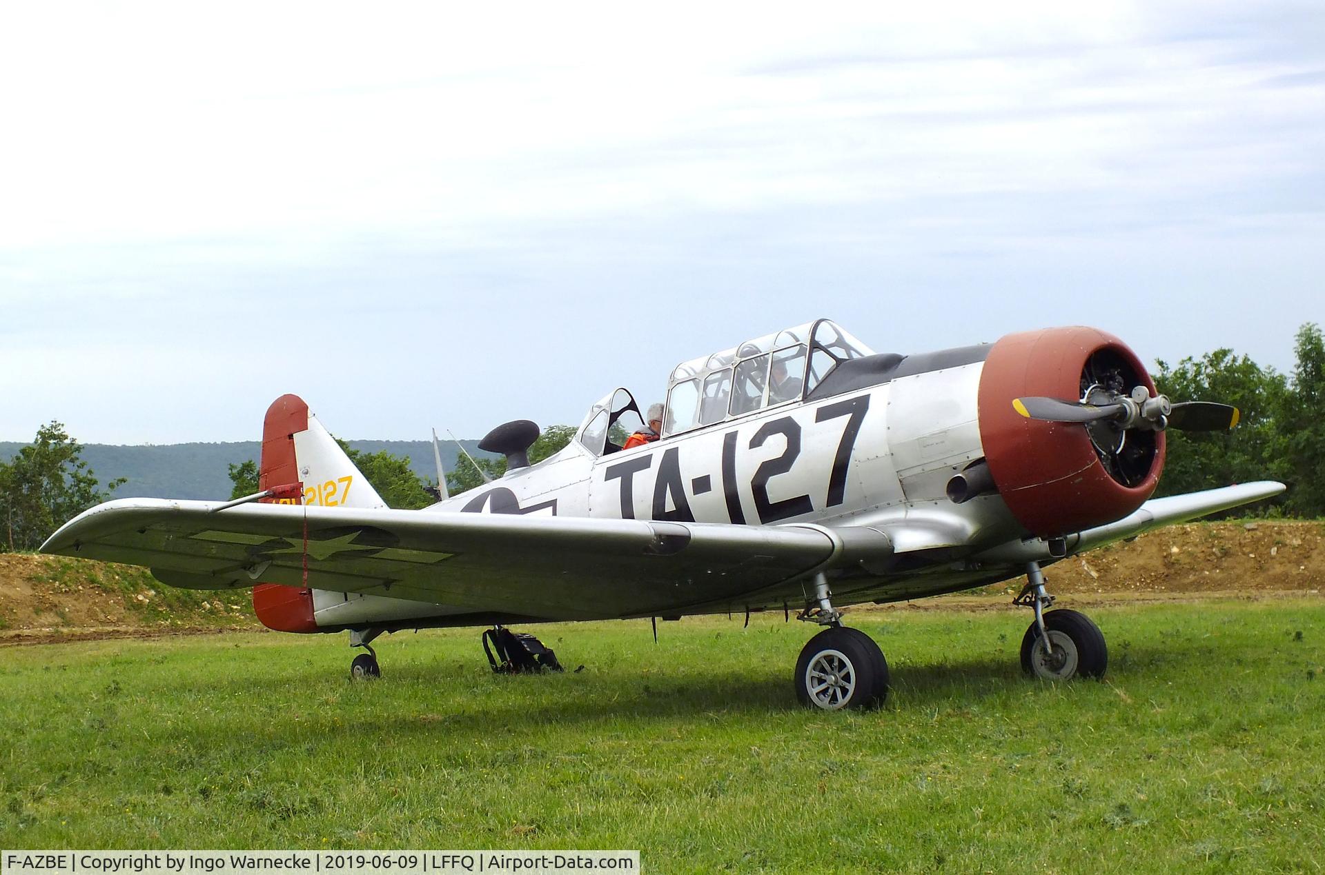 F-AZBE, North American AT-6C Harvard IIA C/N 88-12127, North American AT-6C Harvard IIA at the Meeting Aerien 2019, La-Ferte-Alais