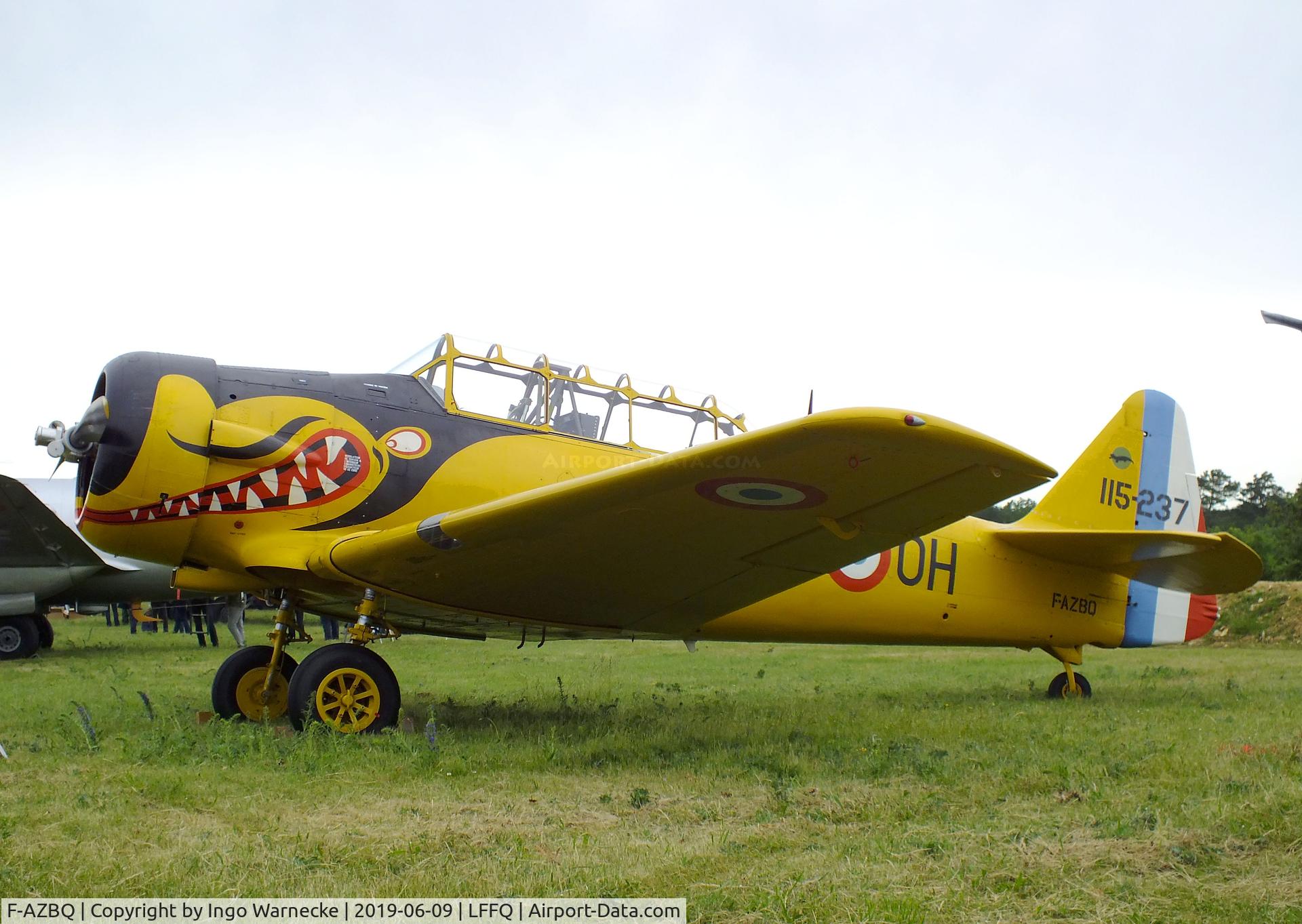 F-AZBQ, North American T-6G Texan C/N 182-535, North American T-6G Texan at the Meeting Aerien 2019, La-Ferte-Alais