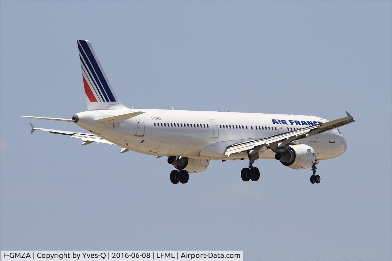 F-GMZA, 1994 Airbus A321-111 C/N 498, Airbus A321-111,On final Rwy 31R, Marseille-Provence Airport (LFML-MRS)