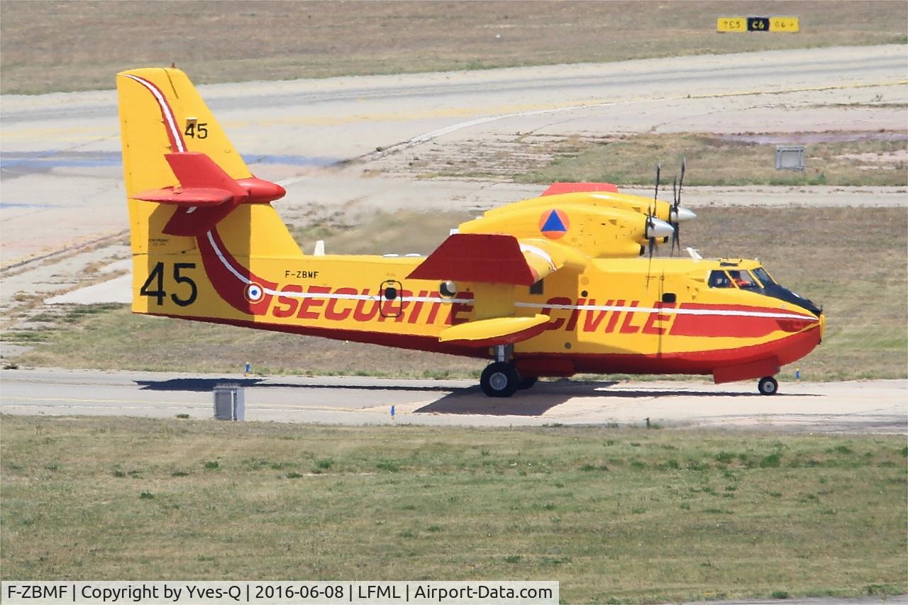 F-ZBMF, Canadair CL-215-6B11 CL-415 C/N 2045, Canadair CL-415, Taxiing, Marseille-Provence Airport (LFML-MRS)