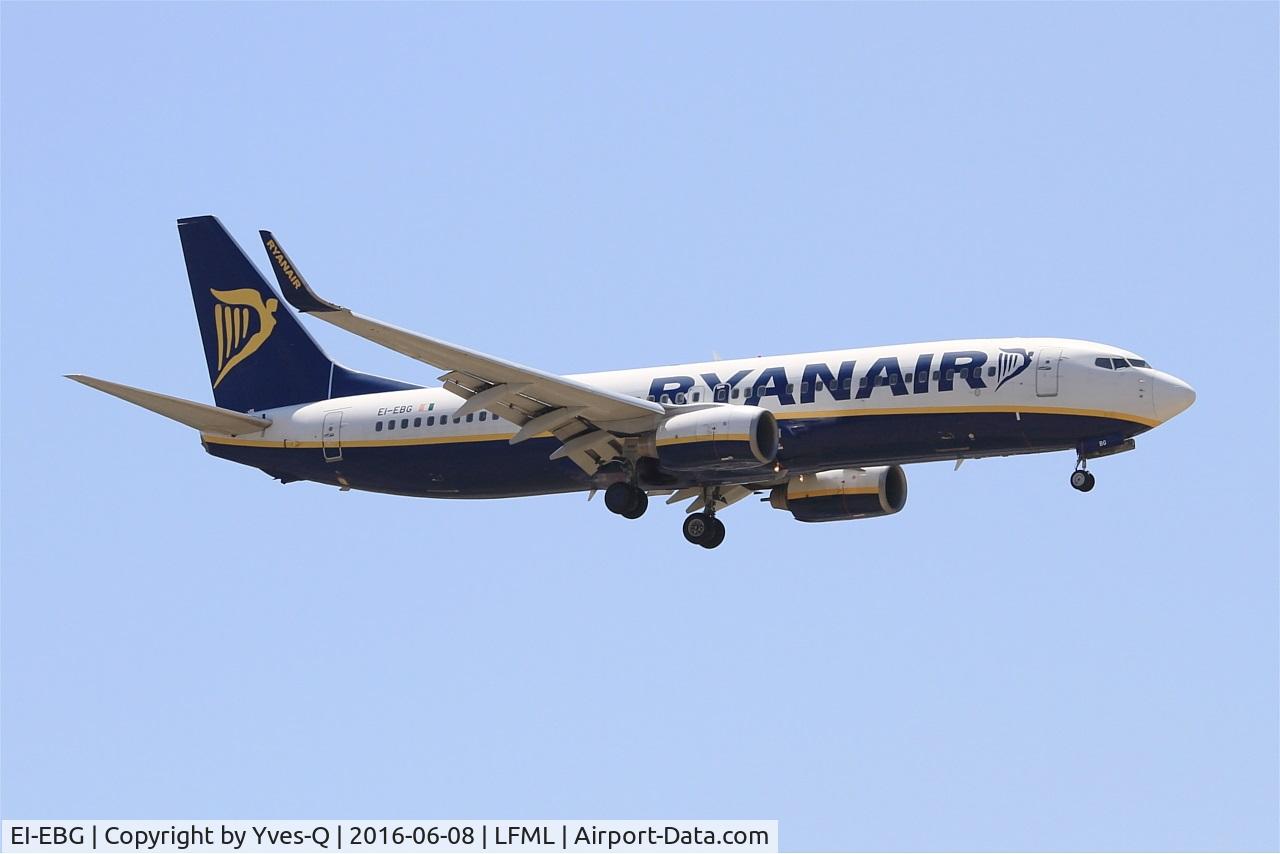 EI-EBG, 2009 Boeing 737-8AS C/N 37525, Boeing 737-8AS, On final Rwy 31R, Marseille-Provence Airport (LFML-MRS)