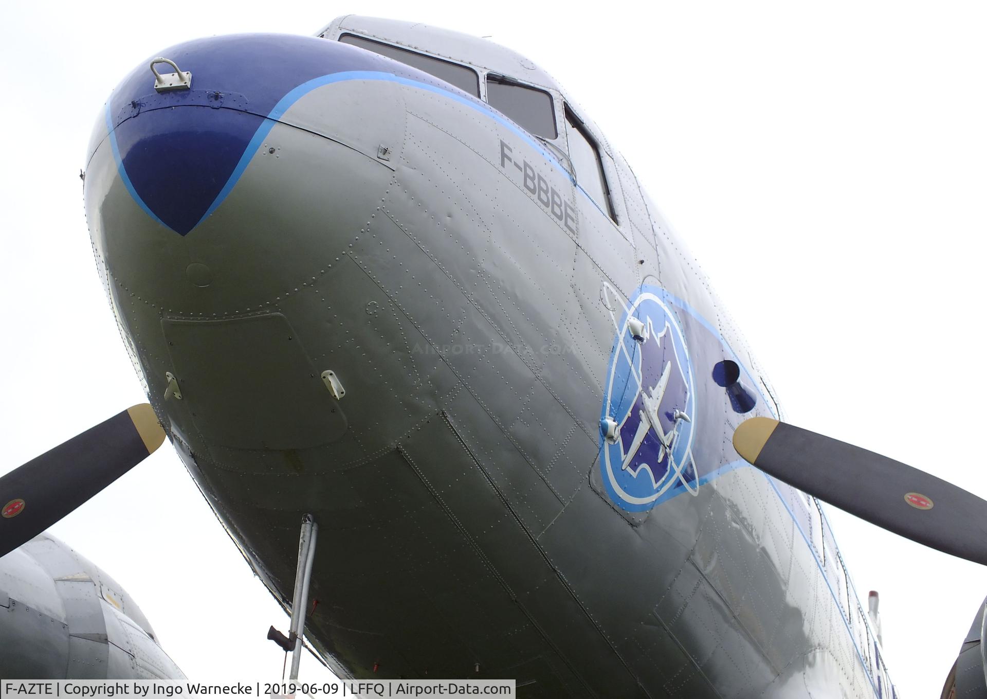 F-AZTE, 1943 Douglas C-47A-1-DL  Skytrain C/N 9172, Douglas C-47A Skytrain (representing an Air France DC-3) at the Meeting Aerien 2019, La-Ferte-Alais