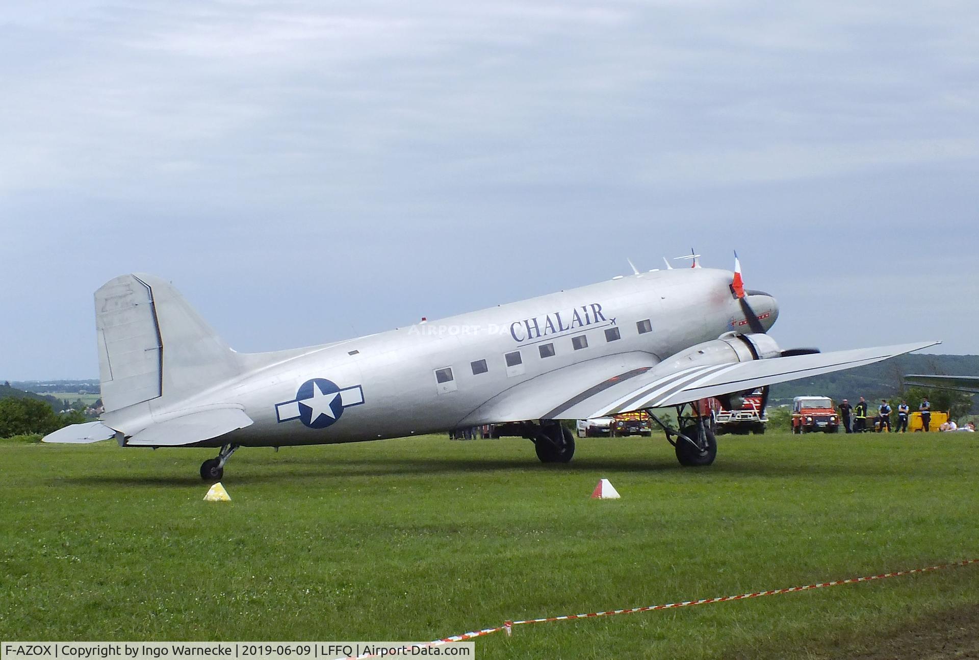 F-AZOX, 1945 Douglas DC-3C-S1C3G (C-47B-35-DK) C/N 16604, Douglas DC-3C at the Meeting Aerien 2019, La-Ferte-Alais