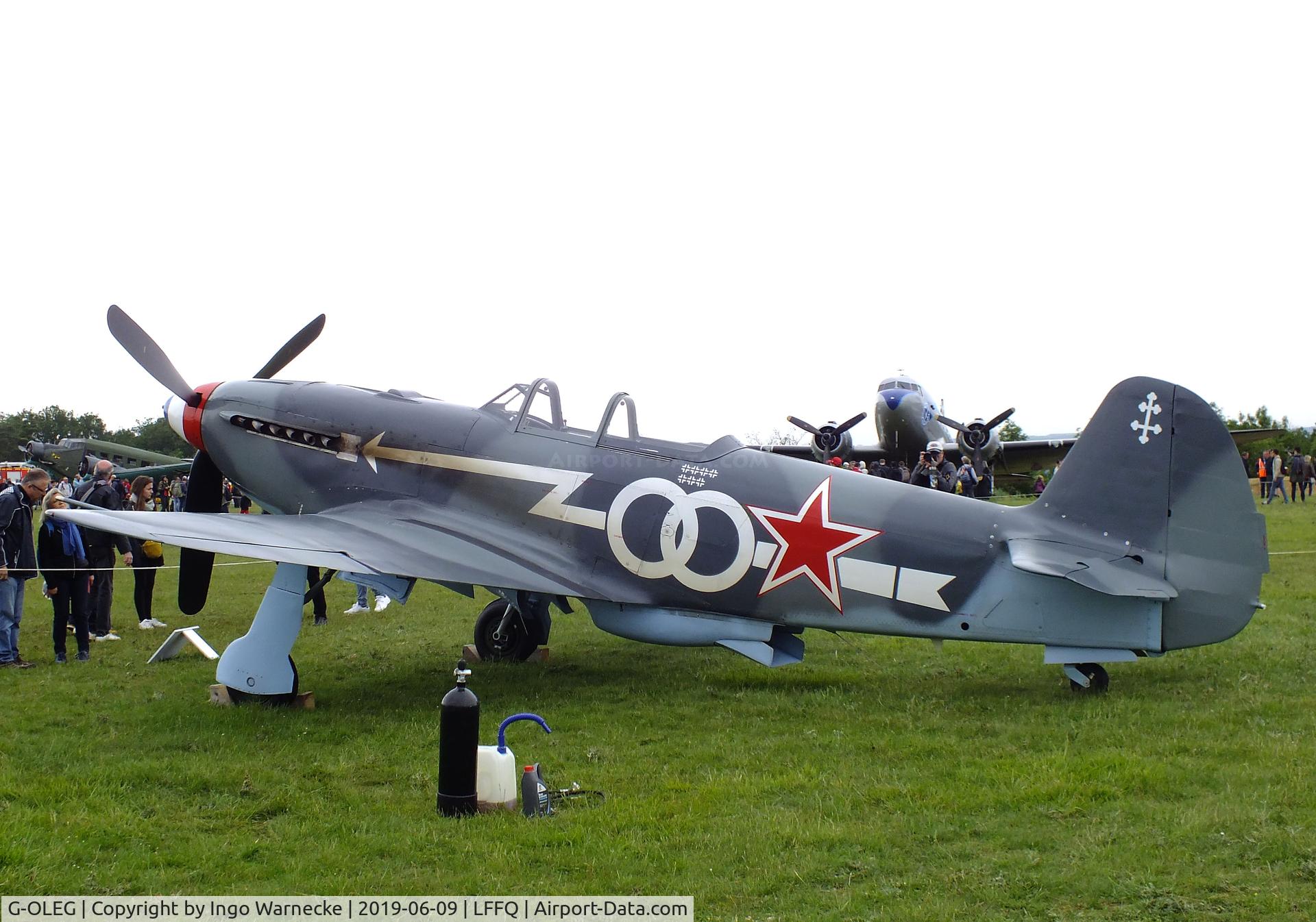 G-OLEG, 1944 Yakovlev Yak-3UA C/N 202, Yakovlev Yak-3UA at the Meeting Aerien 2019, La-Ferte-Alais