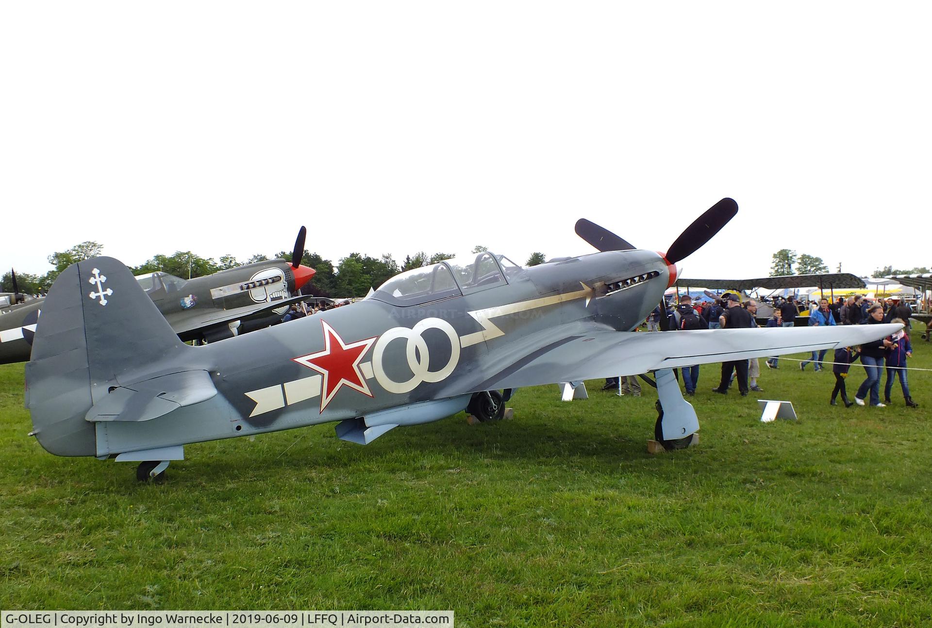G-OLEG, 1944 Yakovlev Yak-3UA C/N 202, Yakovlev Yak-3UA at the Meeting Aerien 2019, La-Ferte-Alais