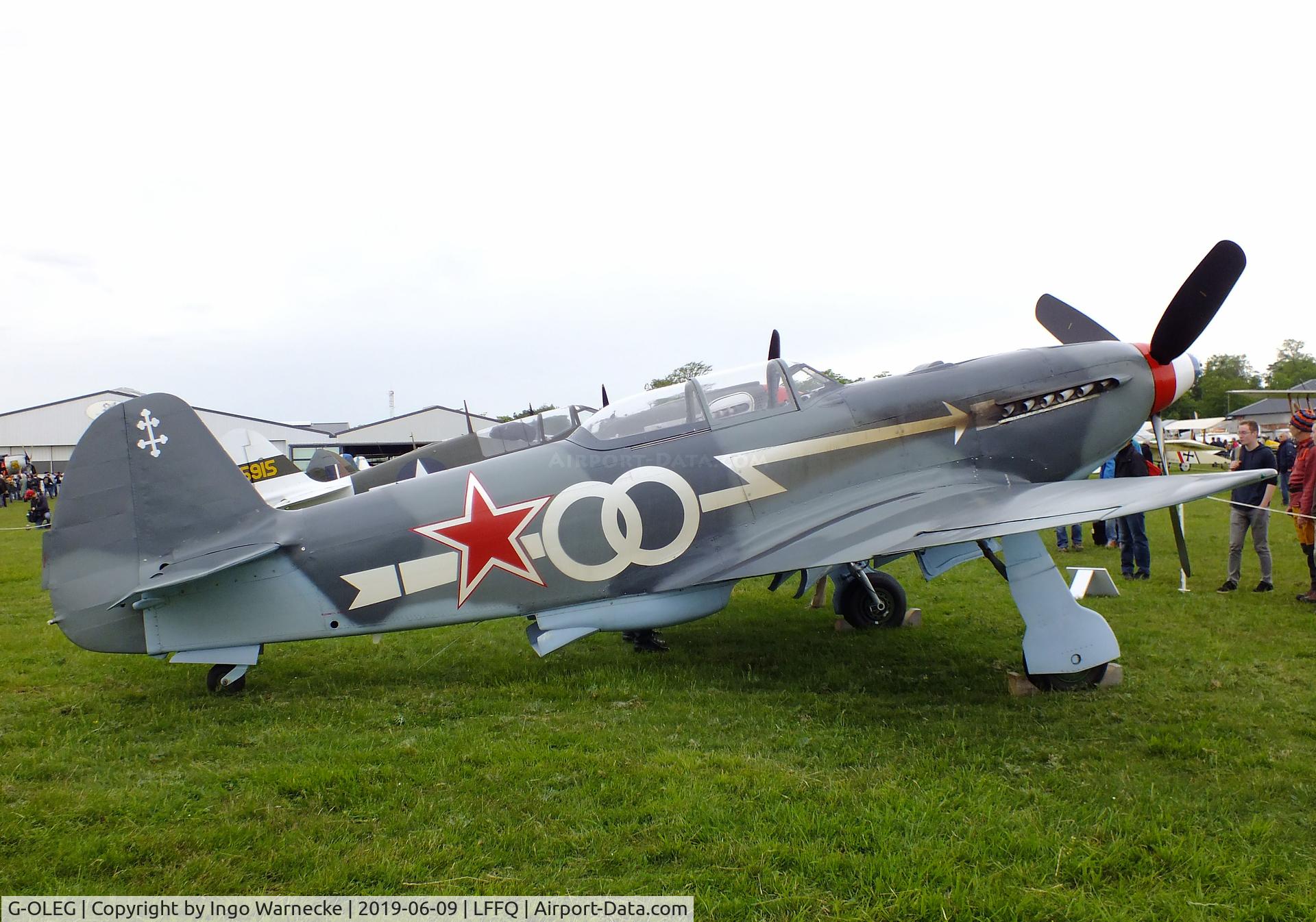 G-OLEG, 1944 Yakovlev Yak-3UA C/N 202, Yakovlev Yak-3UA at the Meeting Aerien 2019, La-Ferte-Alais