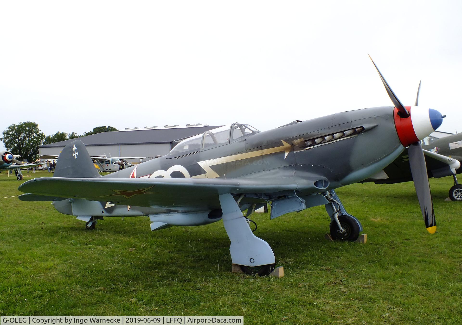 G-OLEG, 1944 Yakovlev Yak-3UA C/N 202, Yakovlev Yak-3UA at the Meeting Aerien 2019, La-Ferte-Alais