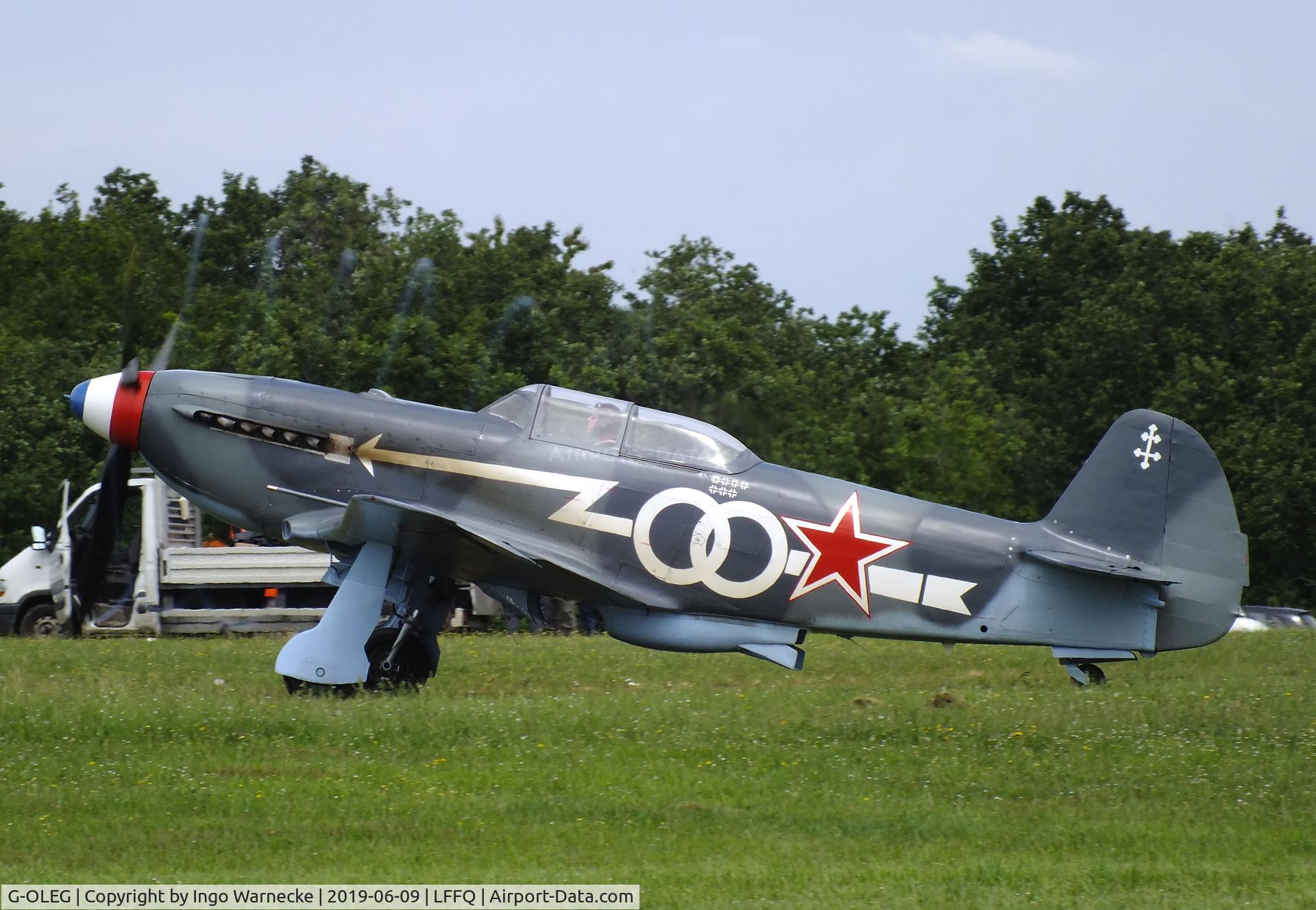G-OLEG, 1944 Yakovlev Yak-3UA C/N 202, Yakovlev Yak-3UA at the Meeting Aerien 2019, La-Ferte-Alais