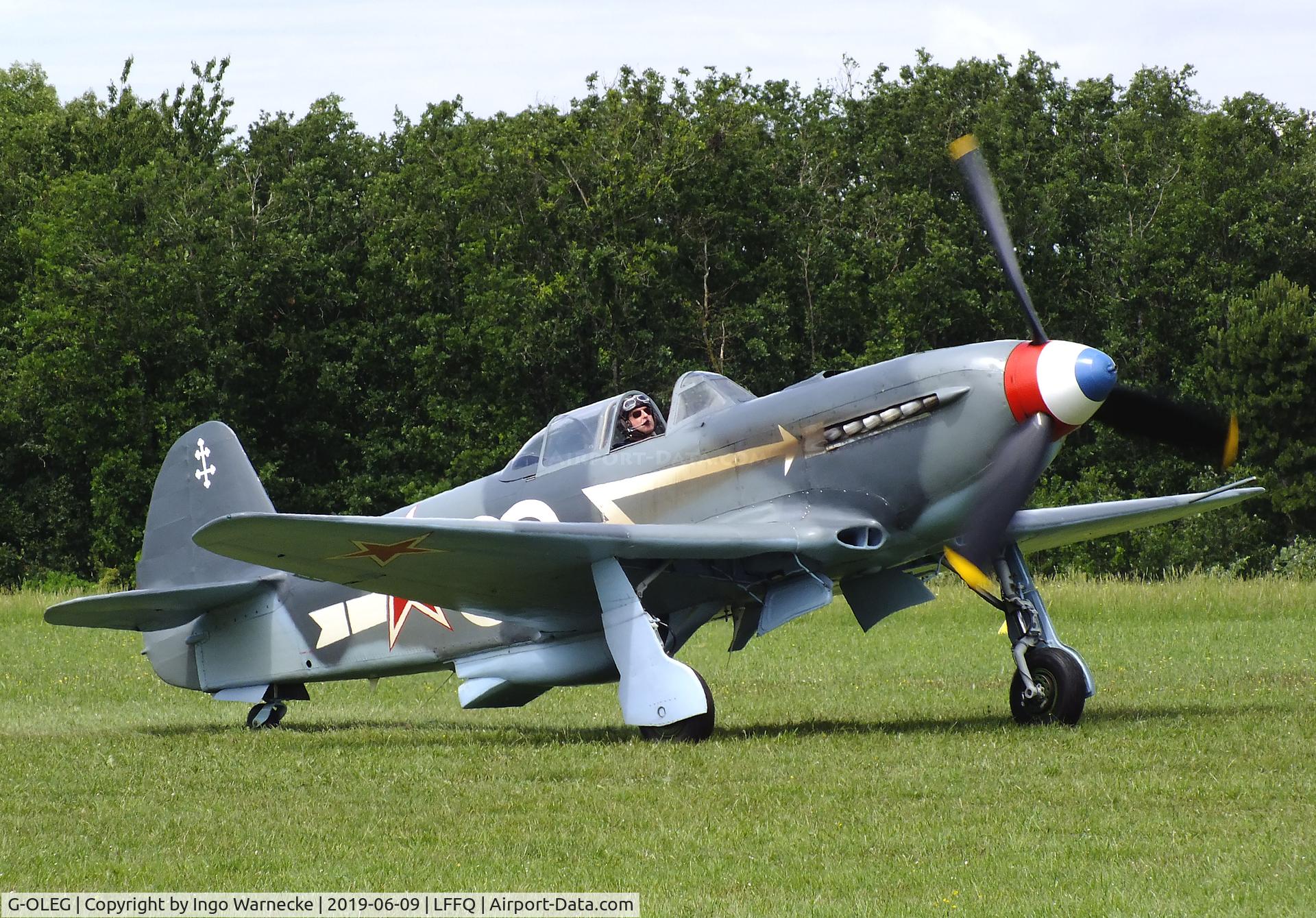 G-OLEG, 1944 Yakovlev Yak-3UA C/N 202, Yakovlev Yak-3UA at the Meeting Aerien 2019, La-Ferte-Alais