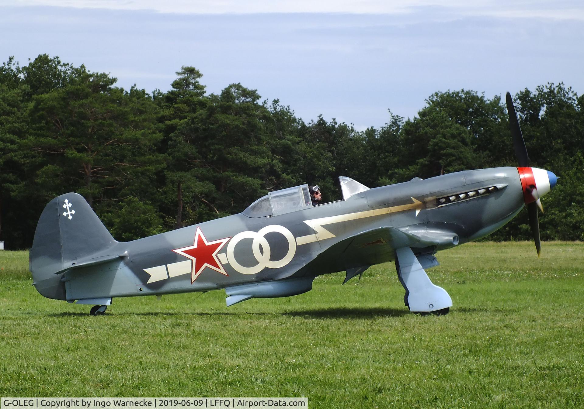 G-OLEG, 1944 Yakovlev Yak-3UA C/N 202, Yakovlev Yak-3UA at the Meeting Aerien 2019, La-Ferte-Alais