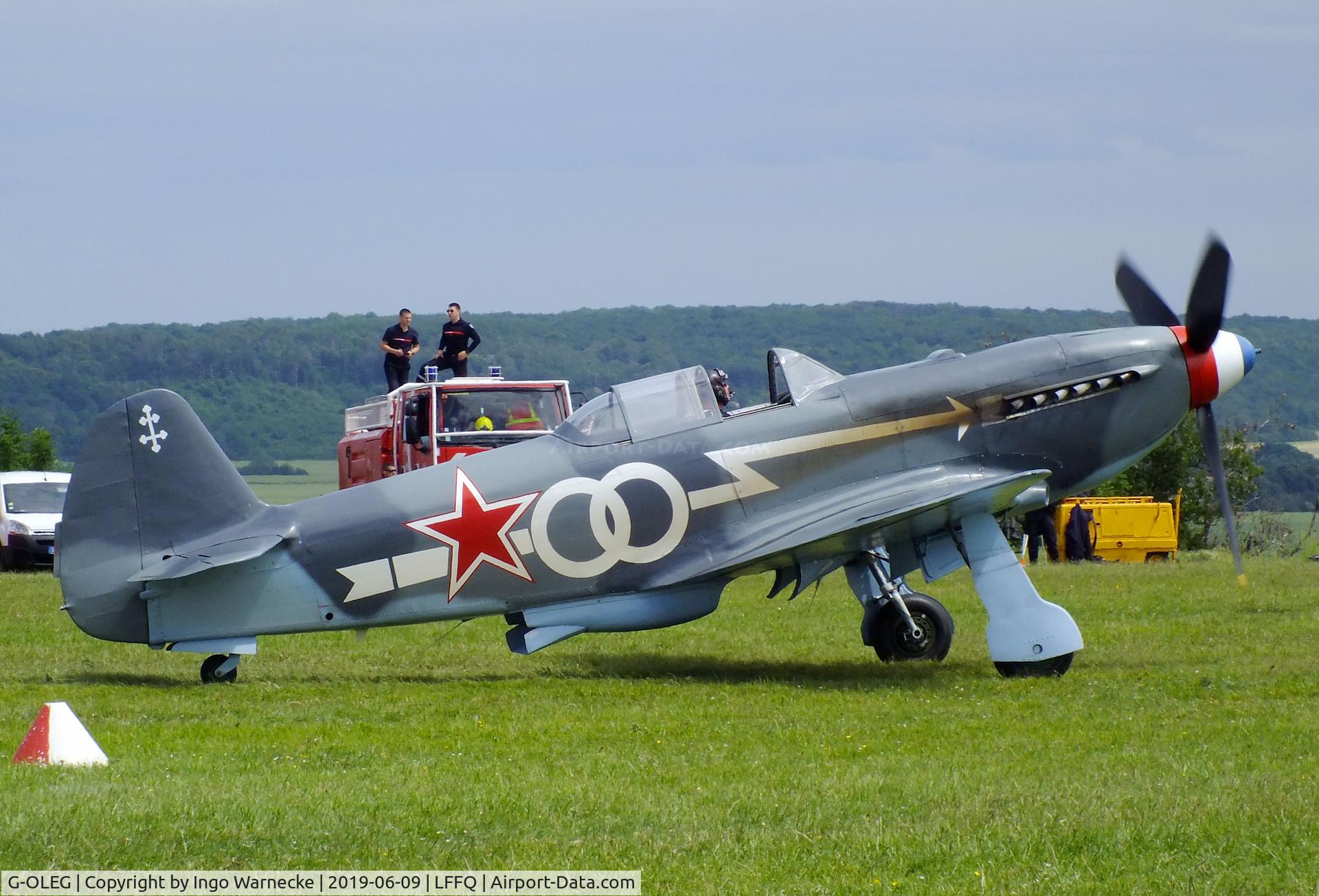 G-OLEG, 1944 Yakovlev Yak-3UA C/N 202, Yakovlev Yak-3UA at the Meeting Aerien 2019, La-Ferte-Alais