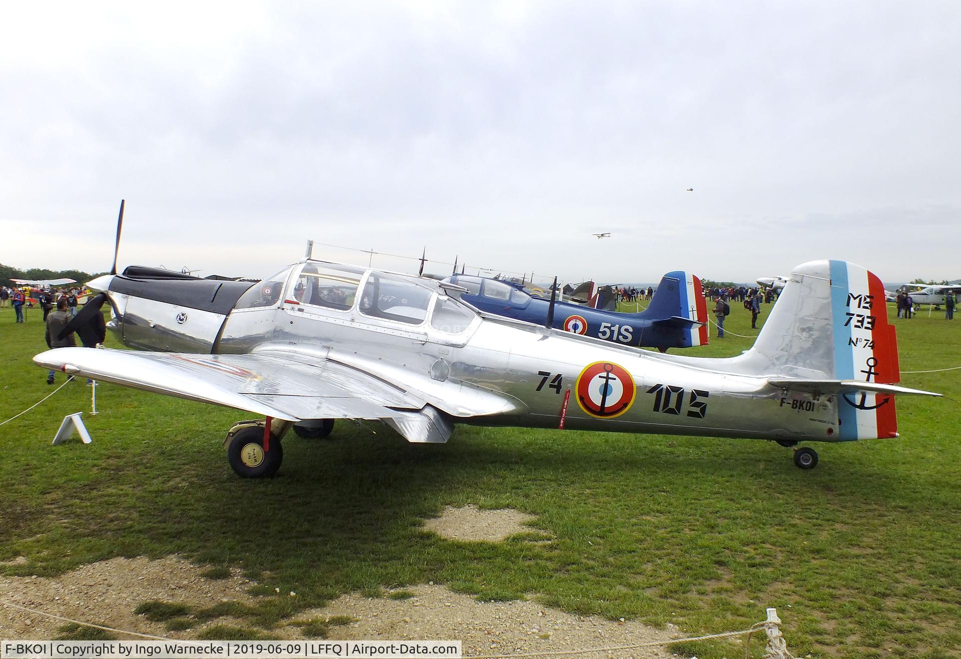 F-BKOI, Morane-Saulnier MS-733 Alcyon C/N 74, Morane-Saulnier MS.733 Alcyon at the Meeting Aerien 2019, La-Ferte-Alais