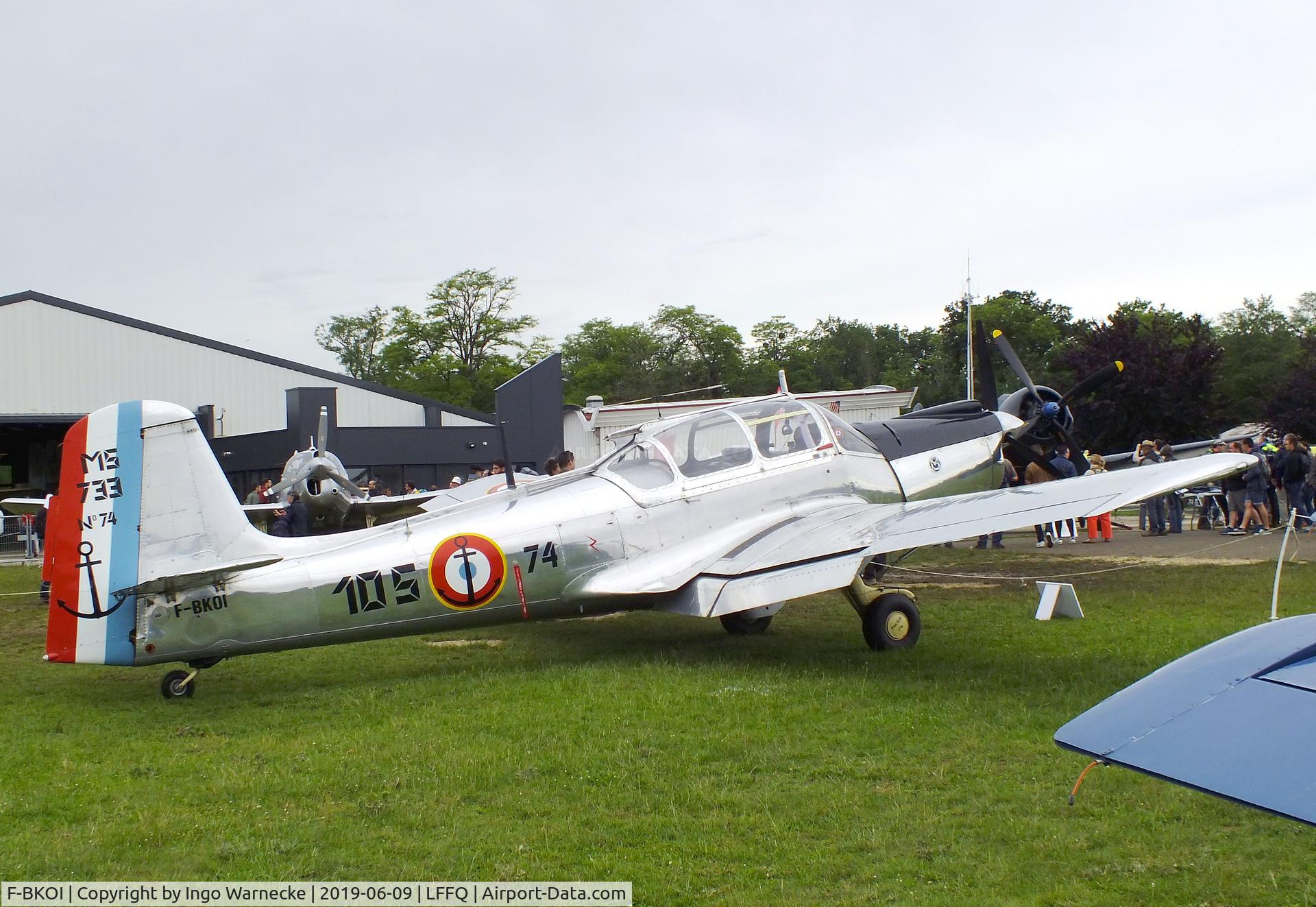 F-BKOI, Morane-Saulnier MS-733 Alcyon C/N 74, Morane-Saulnier MS.733 Alcyon at the Meeting Aerien 2019, La-Ferte-Alais