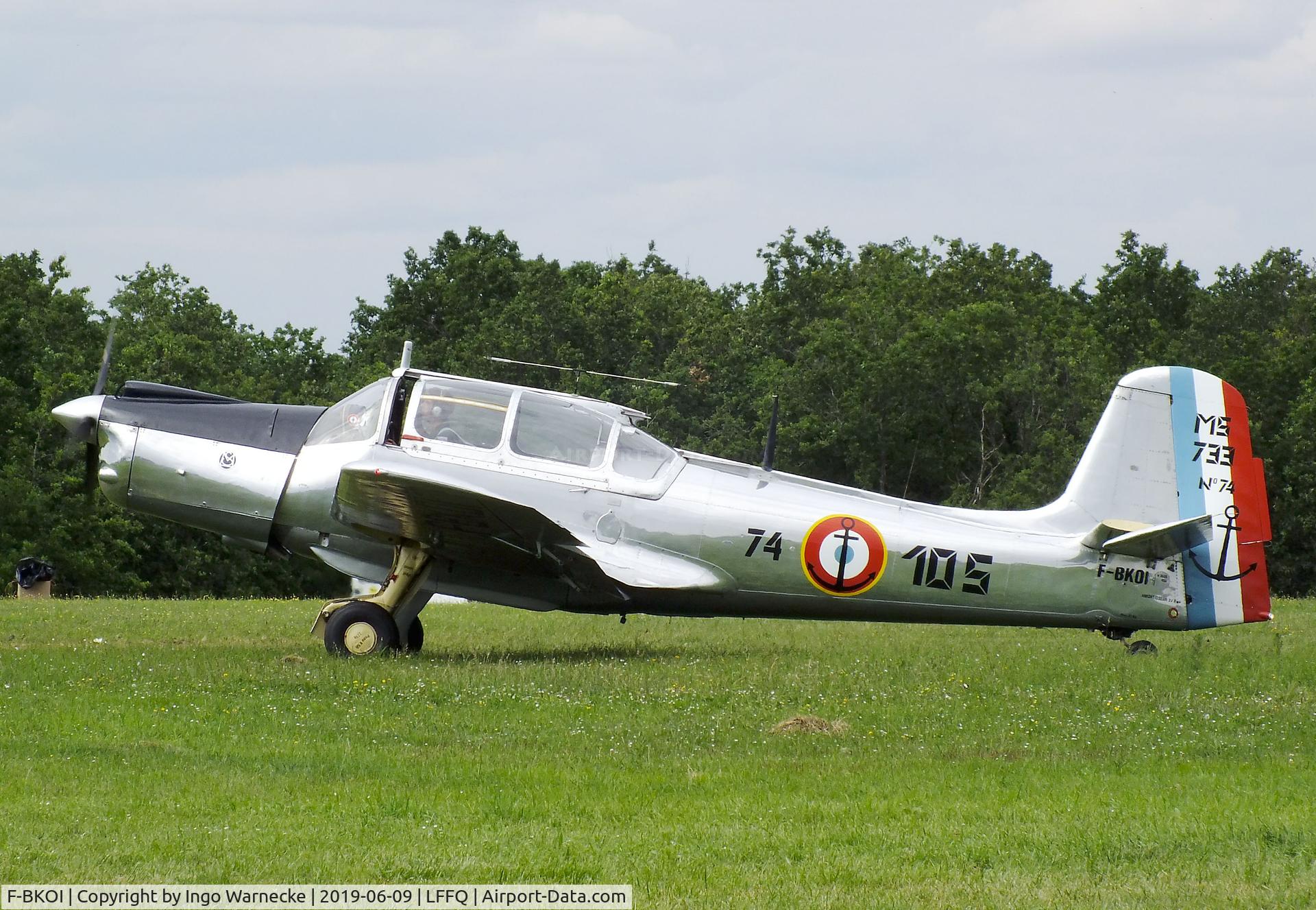 F-BKOI, Morane-Saulnier MS-733 Alcyon C/N 74, Morane-Saulnier MS.733 Alcyon at the Meeting Aerien 2019, La-Ferte-Alais