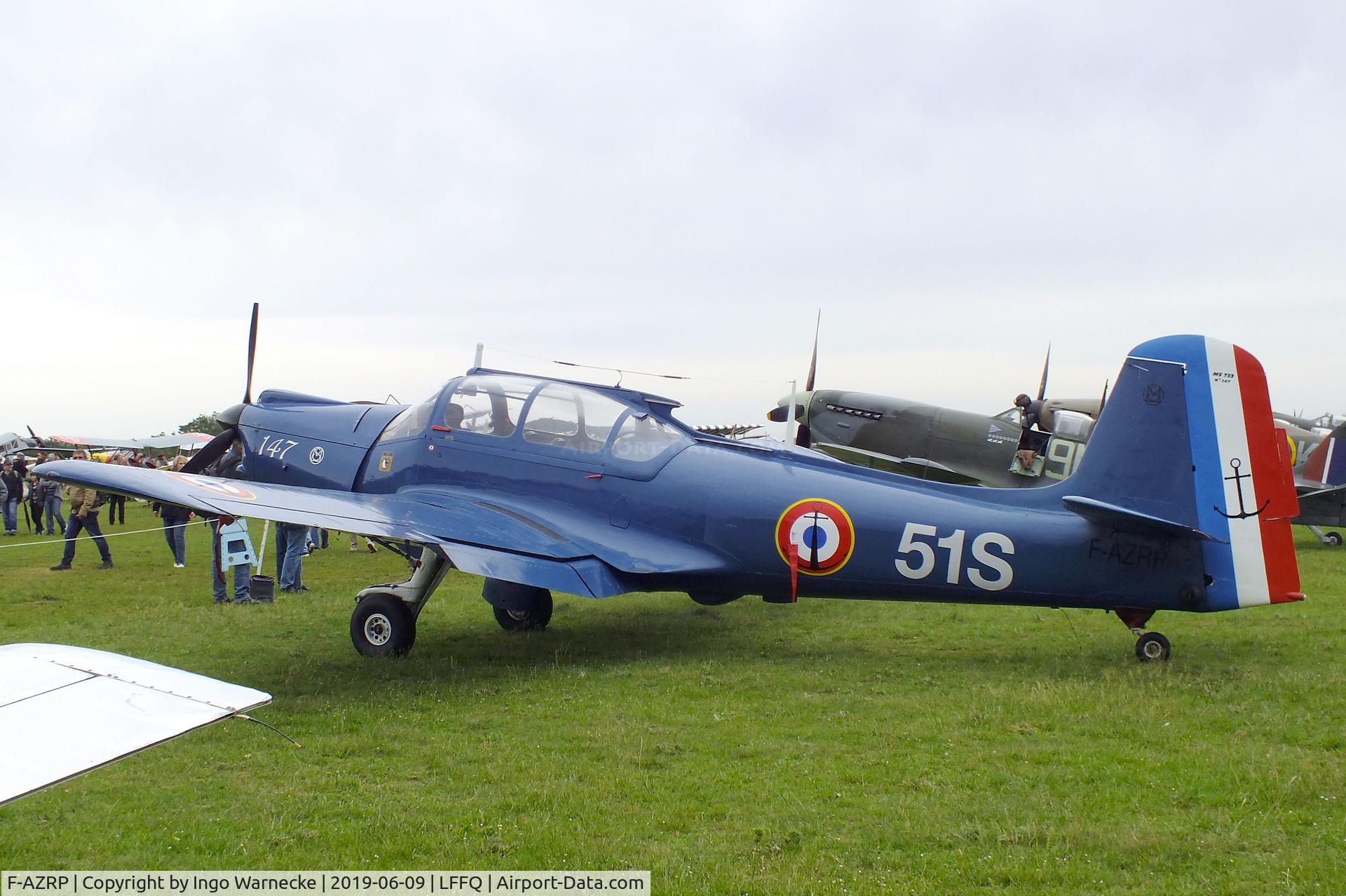 F-AZRP, 1957 Morane-Saulnier MS-733 Alcyon C/N 147, Morane-Saulnier MS.733 Alcyon at the Meeting Aerien 2019, La-Ferte-Alais