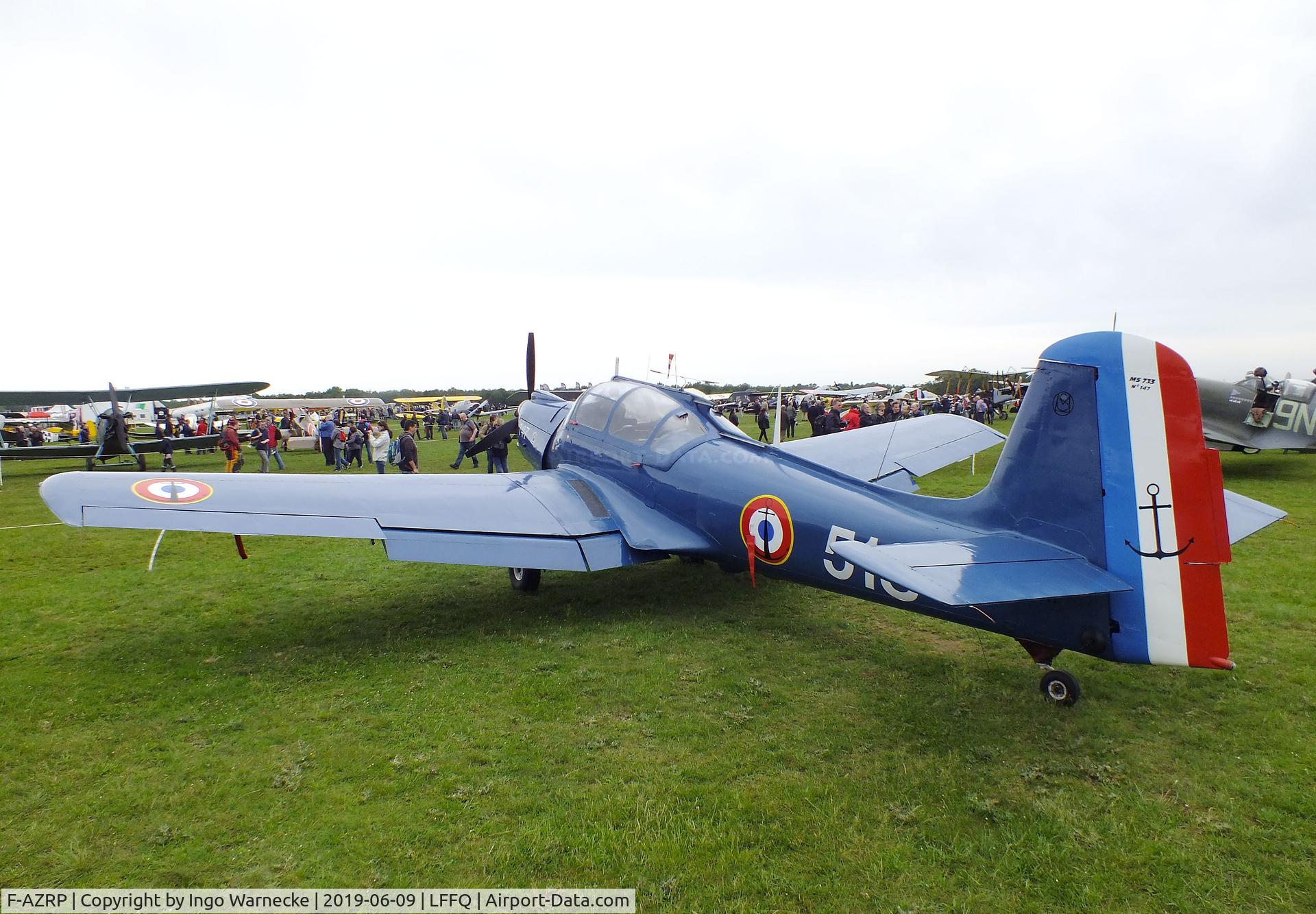 F-AZRP, 1957 Morane-Saulnier MS-733 Alcyon C/N 147, Morane-Saulnier MS.733 Alcyon at the Meeting Aerien 2019, La-Ferte-Alais