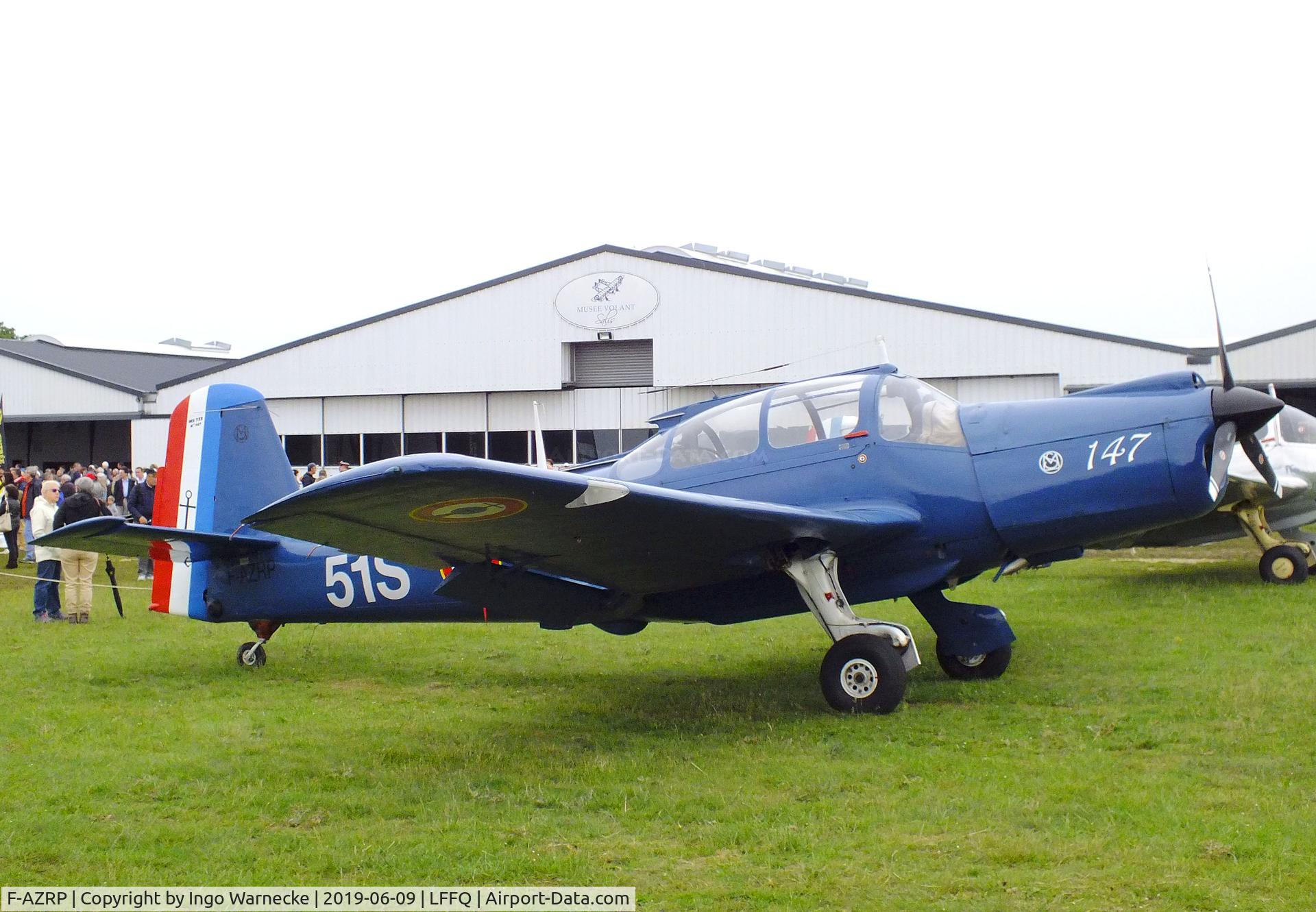 F-AZRP, 1957 Morane-Saulnier MS-733 Alcyon C/N 147, Morane-Saulnier MS.733 Alcyon at the Meeting Aerien 2019, La-Ferte-Alais