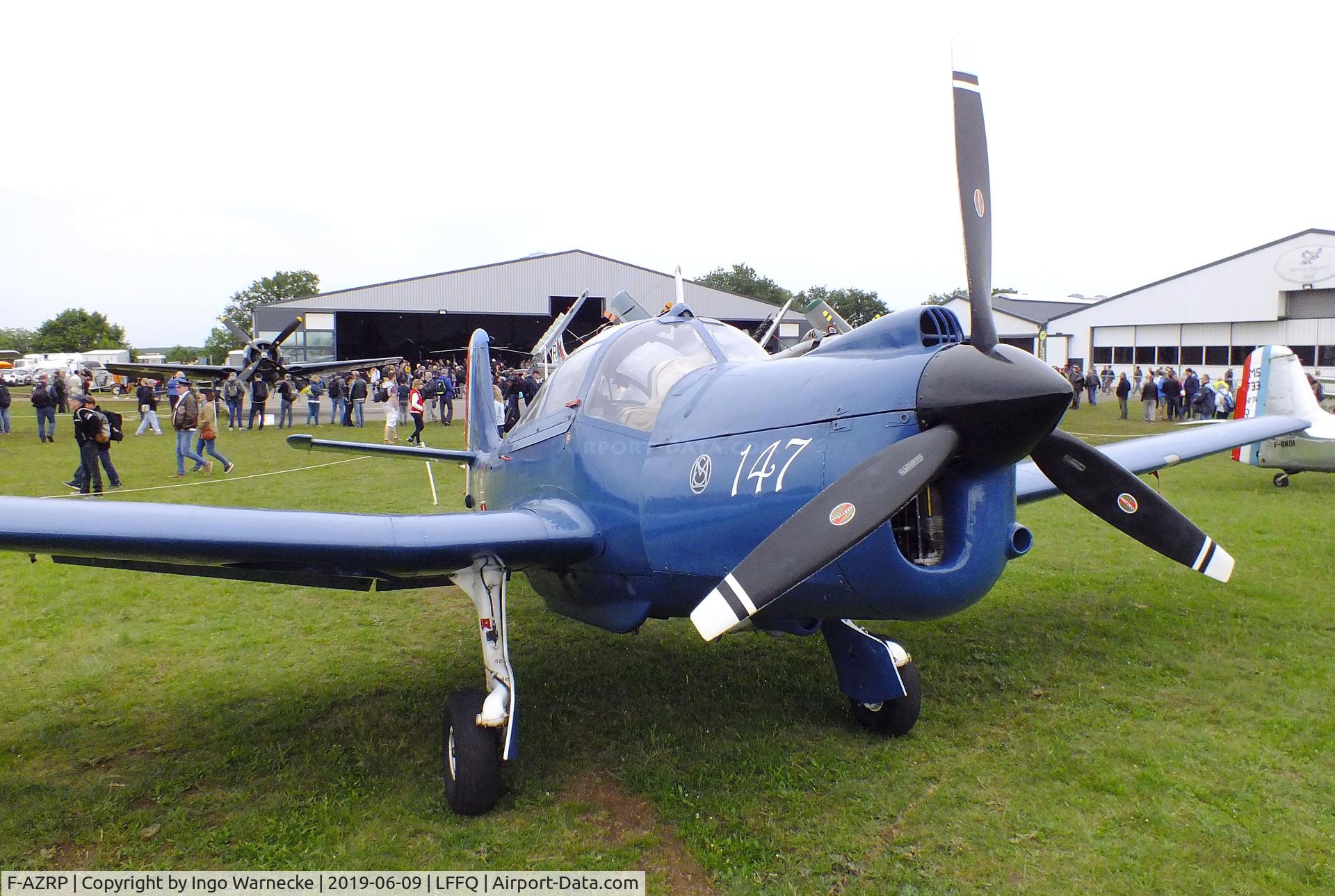 F-AZRP, 1957 Morane-Saulnier MS-733 Alcyon C/N 147, Morane-Saulnier MS.733 Alcyon at the Meeting Aerien 2019, La-Ferte-Alais
