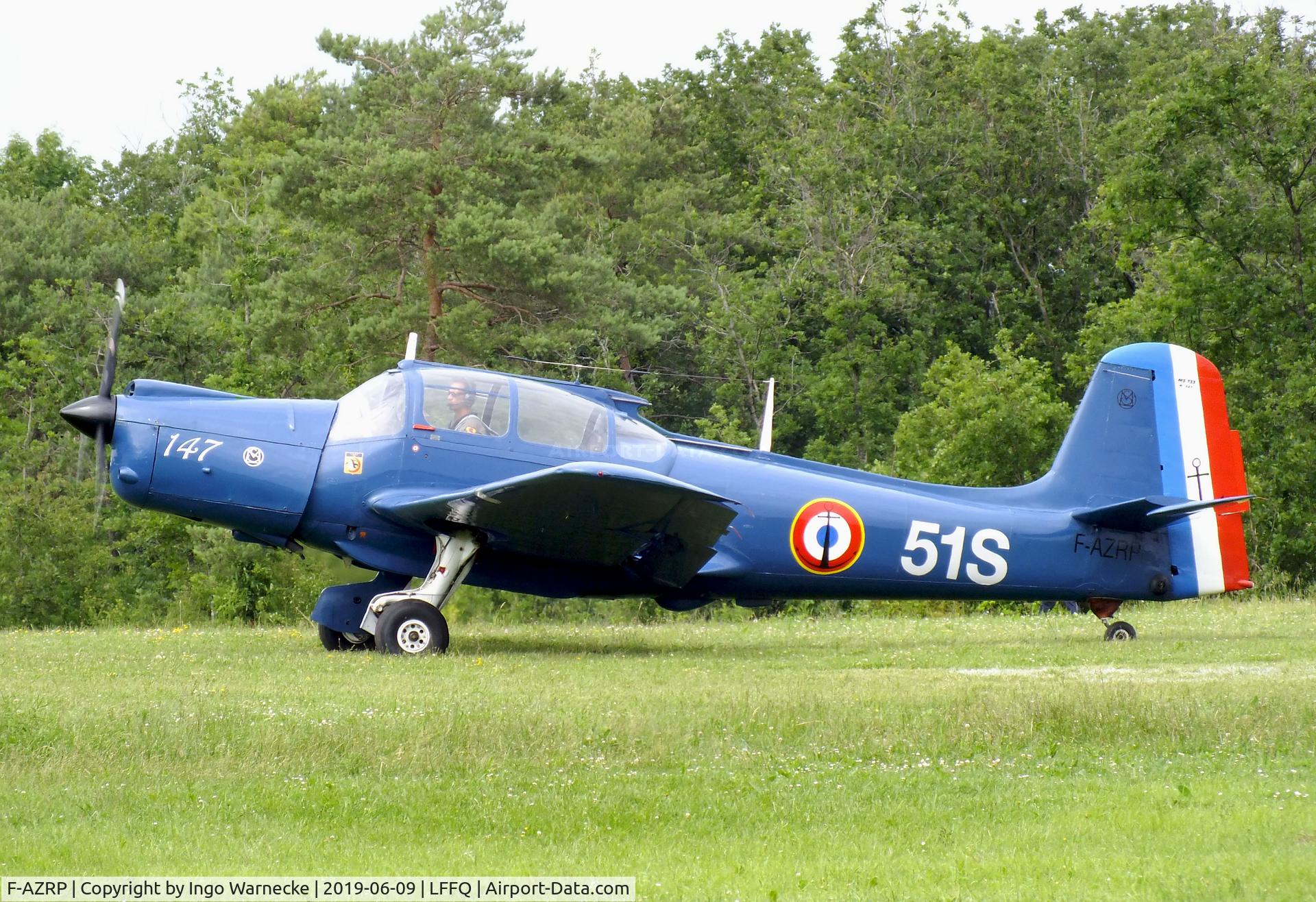 F-AZRP, 1957 Morane-Saulnier MS-733 Alcyon C/N 147, Morane-Saulnier MS.733 Alcyon at the Meeting Aerien 2019, La-Ferte-Alais