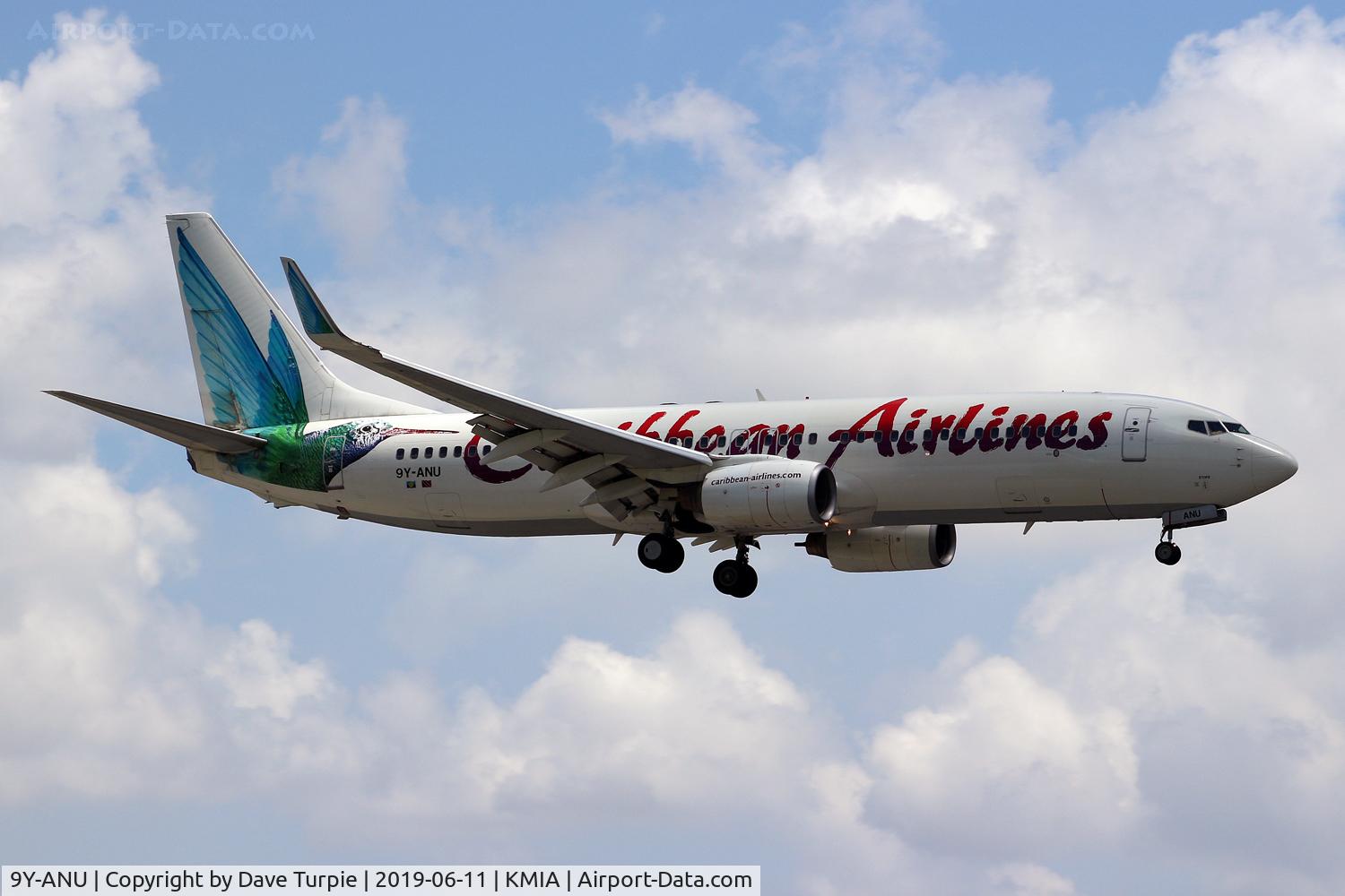 9Y-ANU, 2000 Boeing 737-8Q8 C/N 28235, Caribbean Airlines