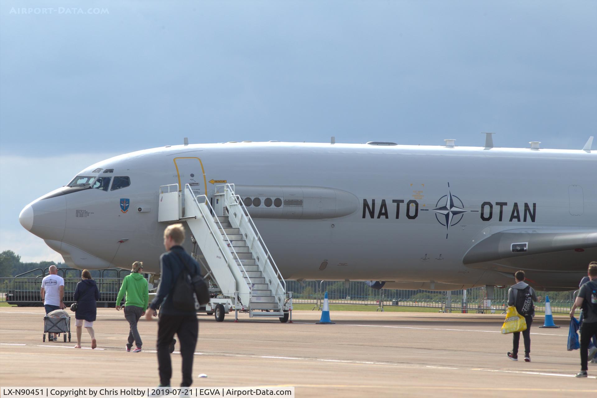 LX-N90451, 1983 Boeing E-3A Sentry C/N 22846, Boeing Sentry static display at RIAT 2019 RAF Fiarford