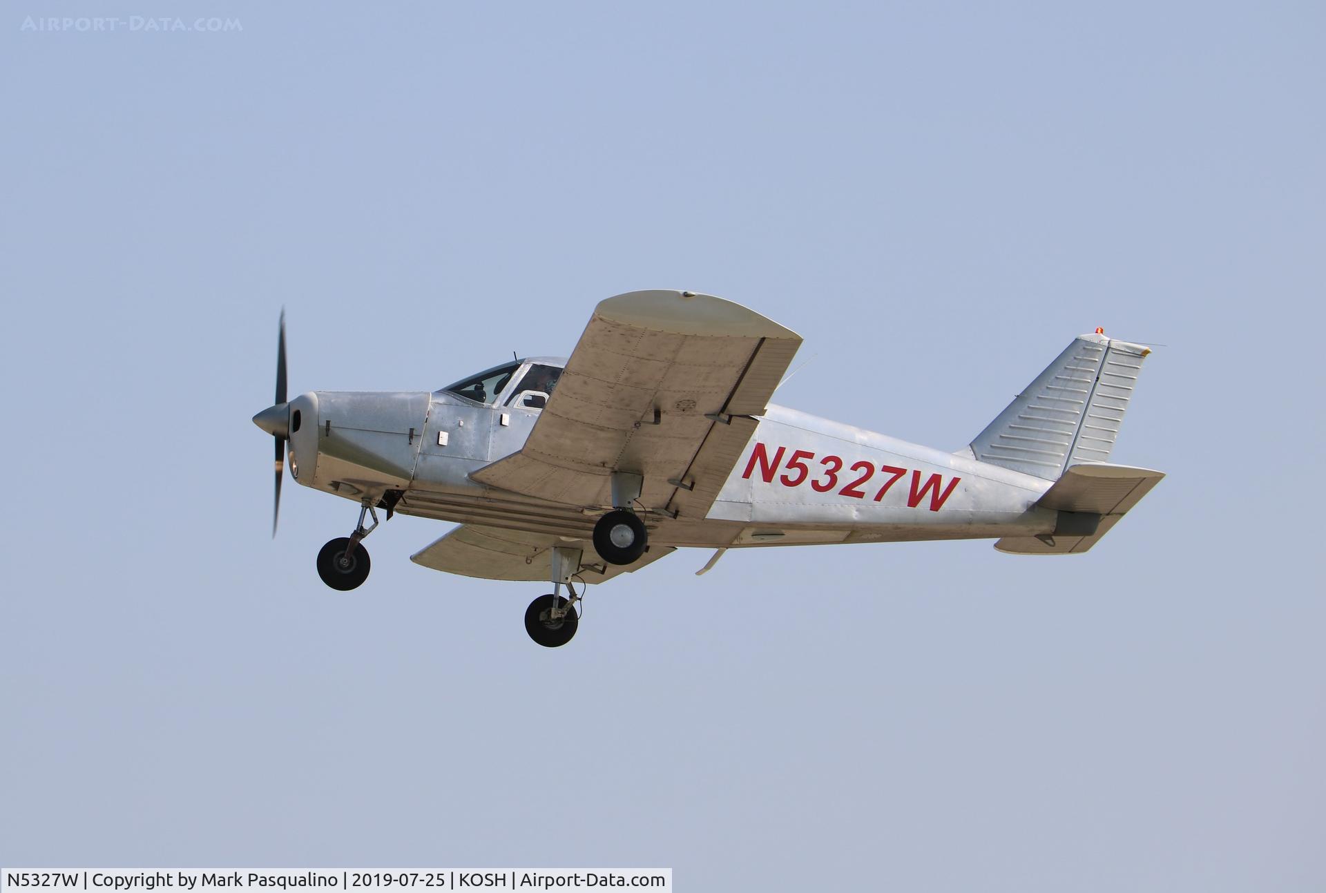 N5327W, 1962 Piper PA-28 C/N 28-384, Piper PA-28-160