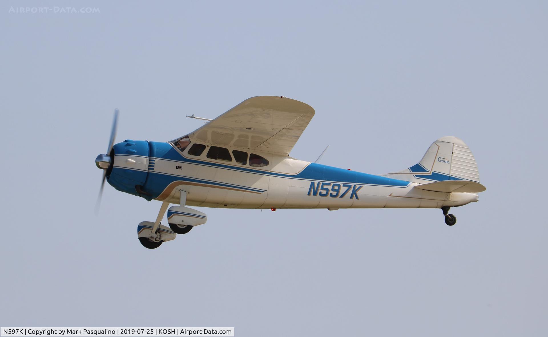 N597K, 1949 Cessna 195 C/N 7403, Cessna 195