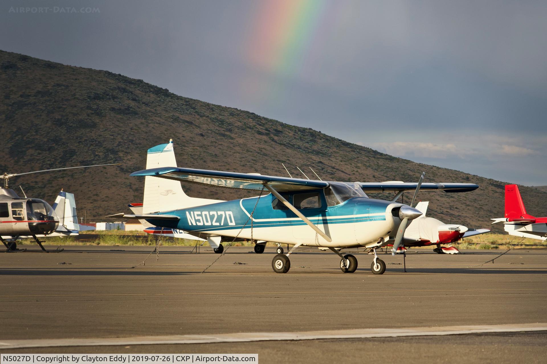 N5027D, 1958 Cessna 182A Skylane C/N 51127, Carson City Airport NV 2019.