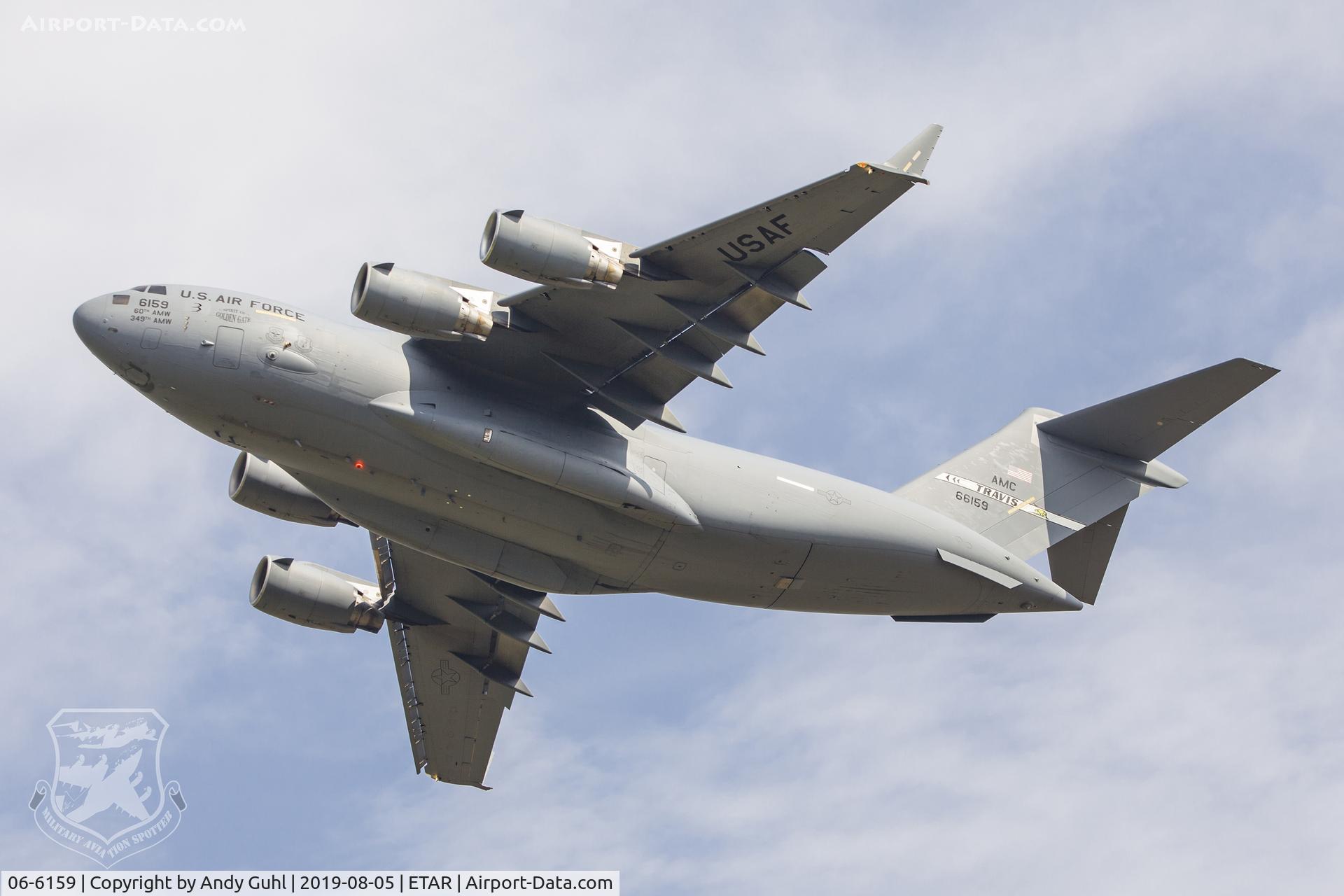 06-6159, 2006 Boeing C-17A Globemaster III C/N F-240/P-212, Spirit of the Golden gate