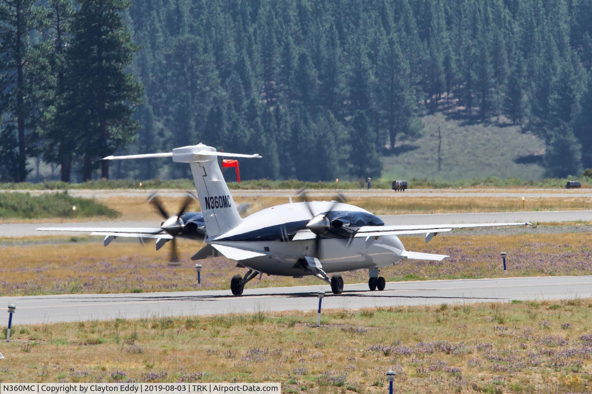 N360MC, 2006 Piaggio P-180 Avanti II C/N 1119, Truckee Airport California 2019.