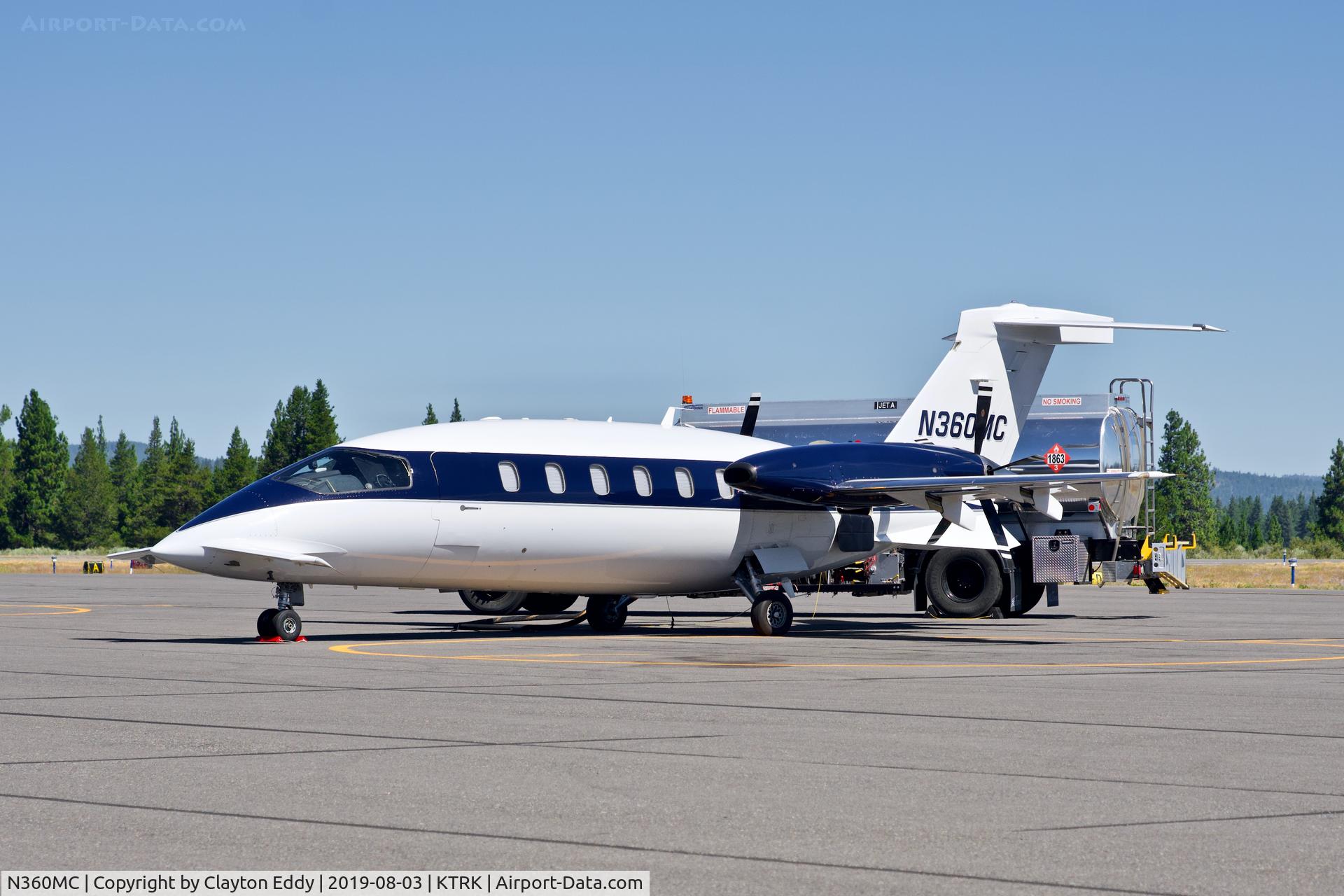 N360MC, 2006 Piaggio P-180 Avanti II C/N 1119, Truckee Airport California 2019.