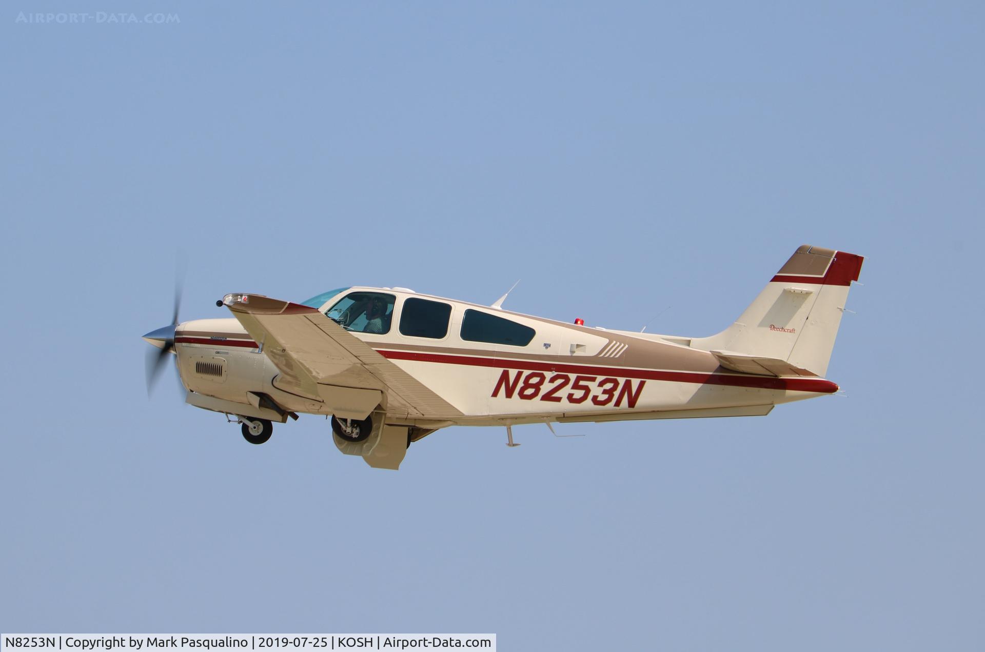 N8253N, 1993 Beech F33A Bonanza C/N CE-1743, Beech F33A