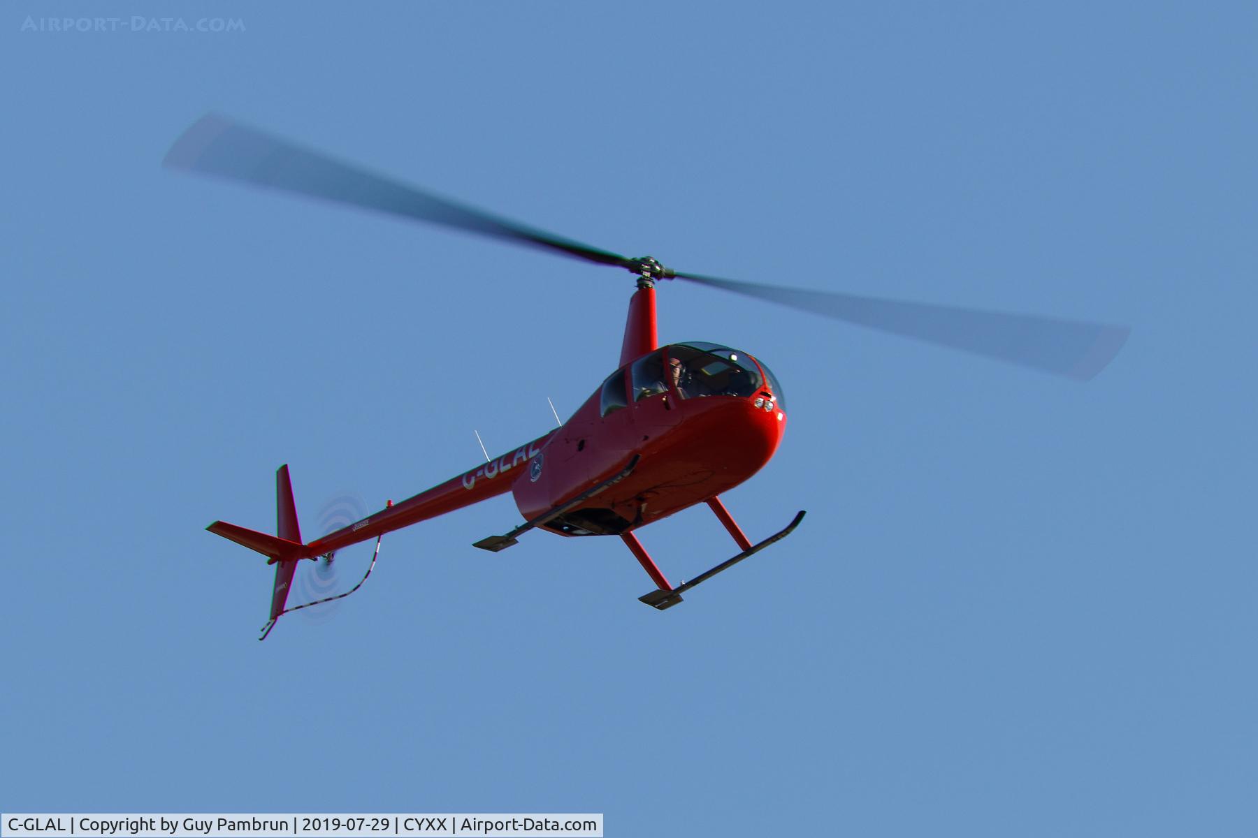 C-GLAL, 2008 Robinson R44  Raven II C/N 12405, Landing
