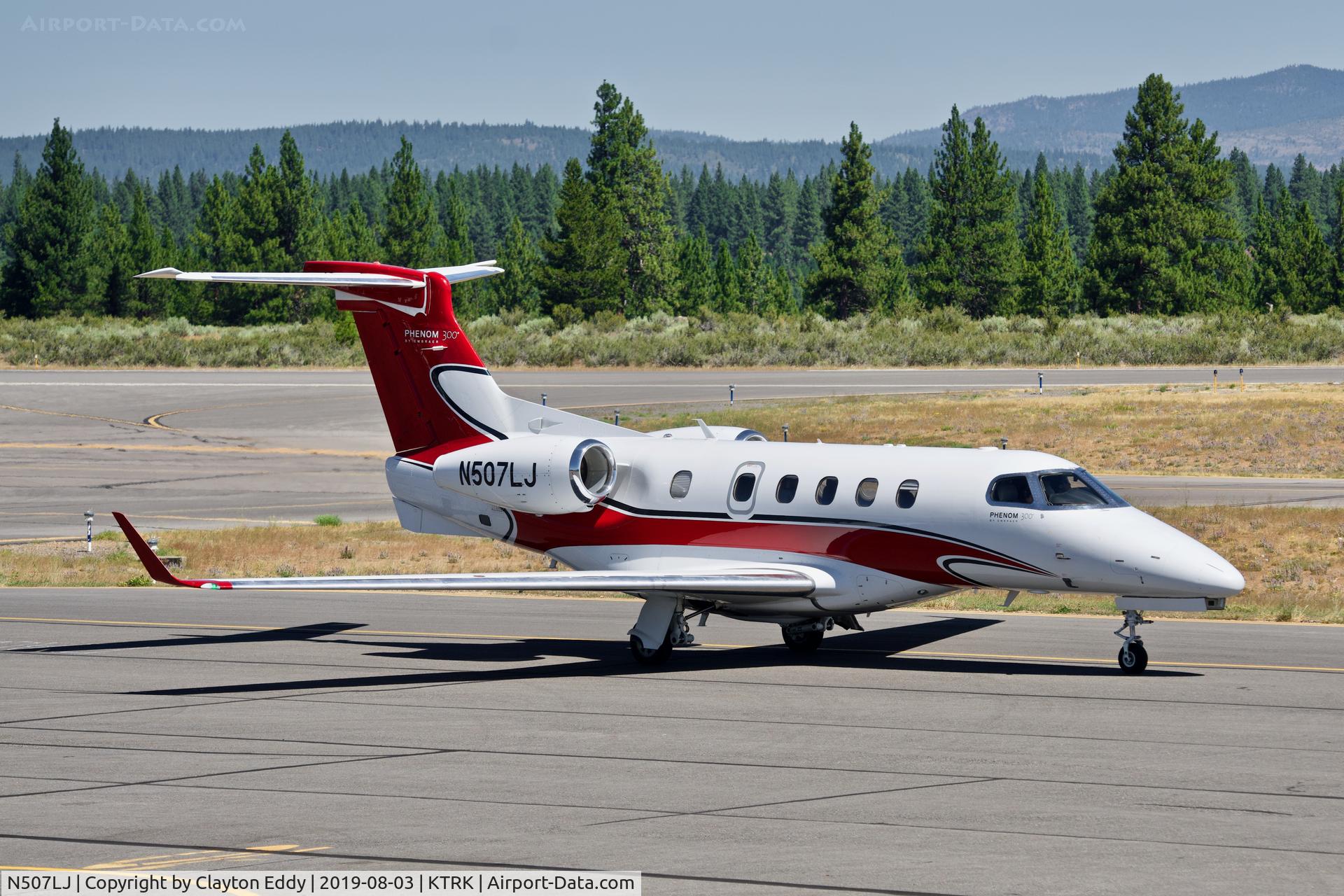 N507LJ, 2016 Embraer EMB-505 Phenom 300 C/N 50500045, Truckee Airport California 2019.