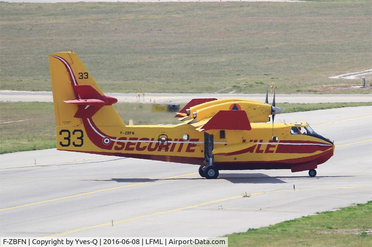 F-ZBFN, 1995 Canadair CL-215-6B11 CL-415 C/N 2006, Canadair CL-415, Taxiing, Marseille-Provence Airport (LFML-MRS)