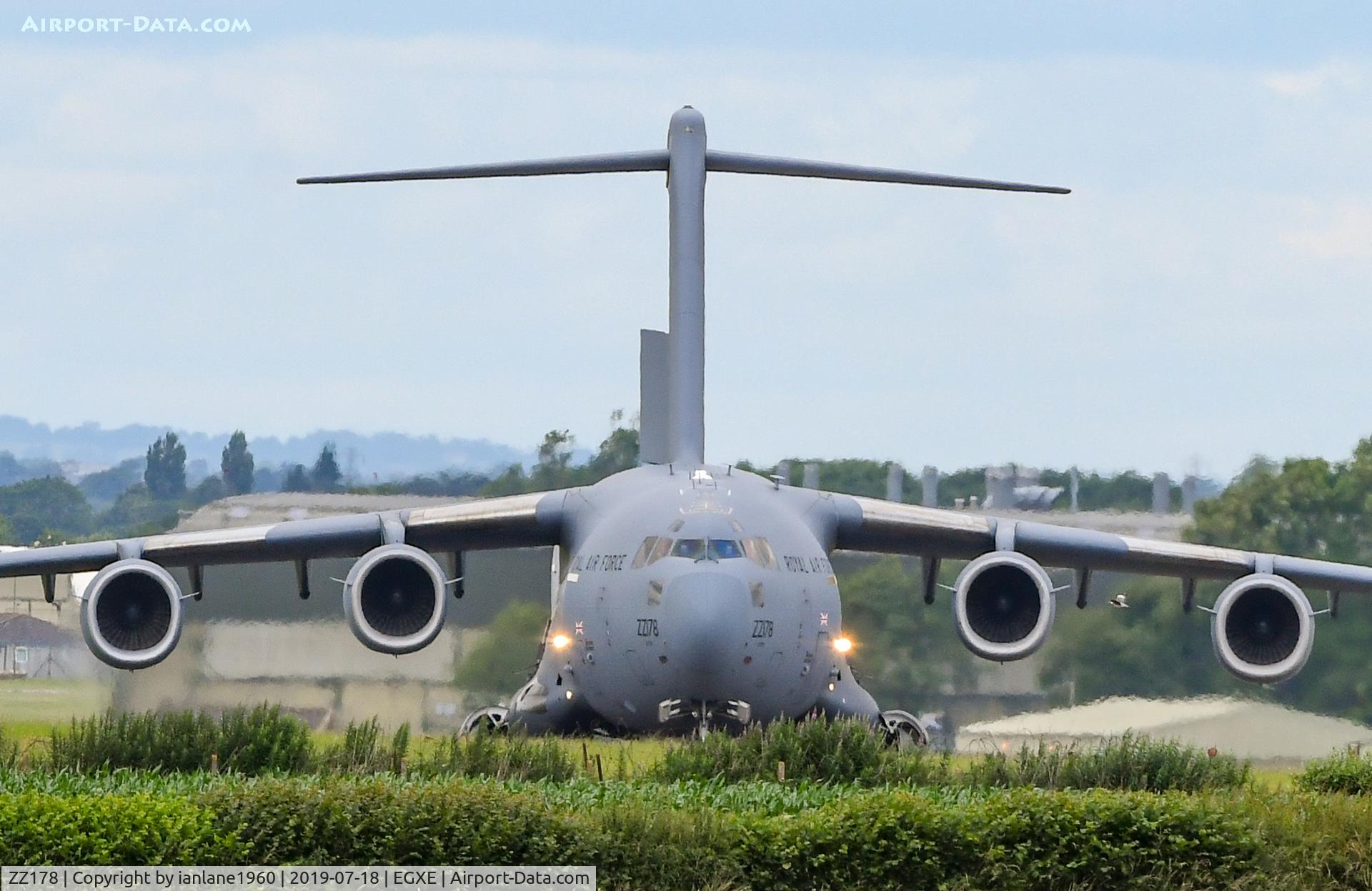 ZZ178, 2012 Boeing C-17A Globemaster III C/N F-245, Boeing C17 Globemaster III at RAF Leeming