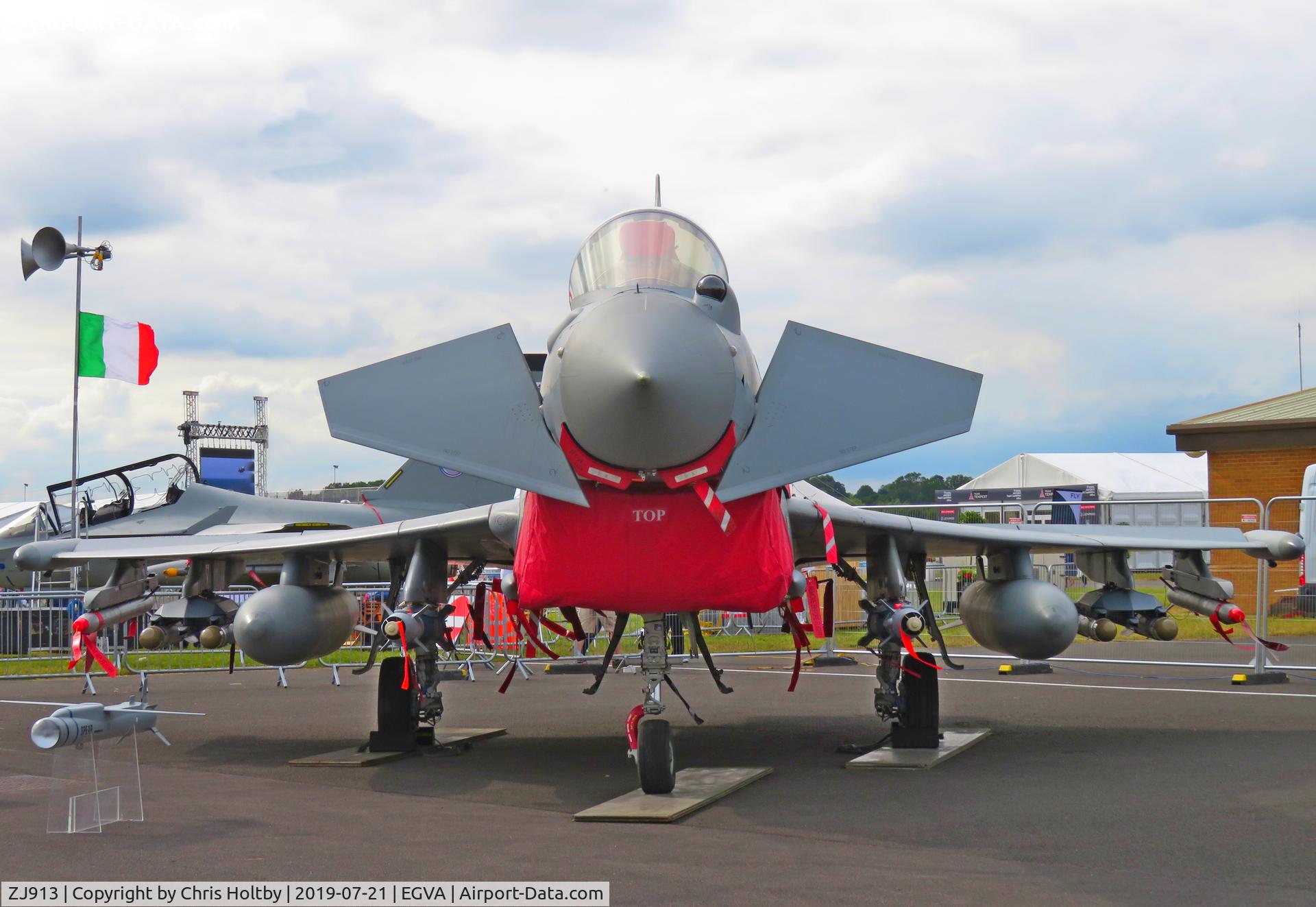ZJ913, 2004 Eurofighter EF-2000 Typhoon FGR4 C/N 0047/BS004, On static display at RIAT 2019 RAF Fairford
