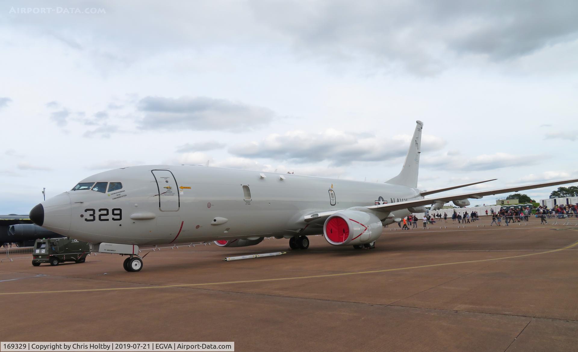 169329, 2017 Boeing P-8A Poseidon C/N 62295, Parked in the static display area at RIAT 2019 RAF Fairford