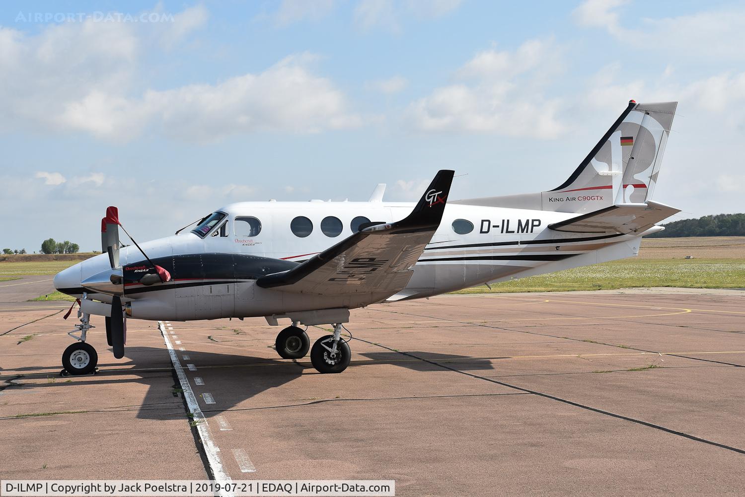D-ILMP, 2010 Beech C90GTx King Air C/N LJ-1988, D-ILMP at ramp of airport Halle-Oppin