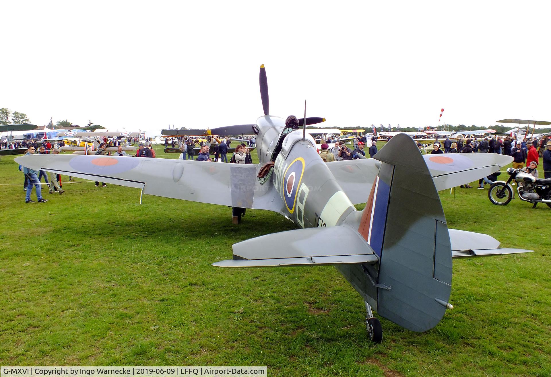 G-MXVI, 1945 Supermarine 361 Spitfire LF.XVIe C/N CBAF.IX.4394, Supermarine Spitfire LF XVIe at the Meeting Aerien 2019, La-Ferte-Alais